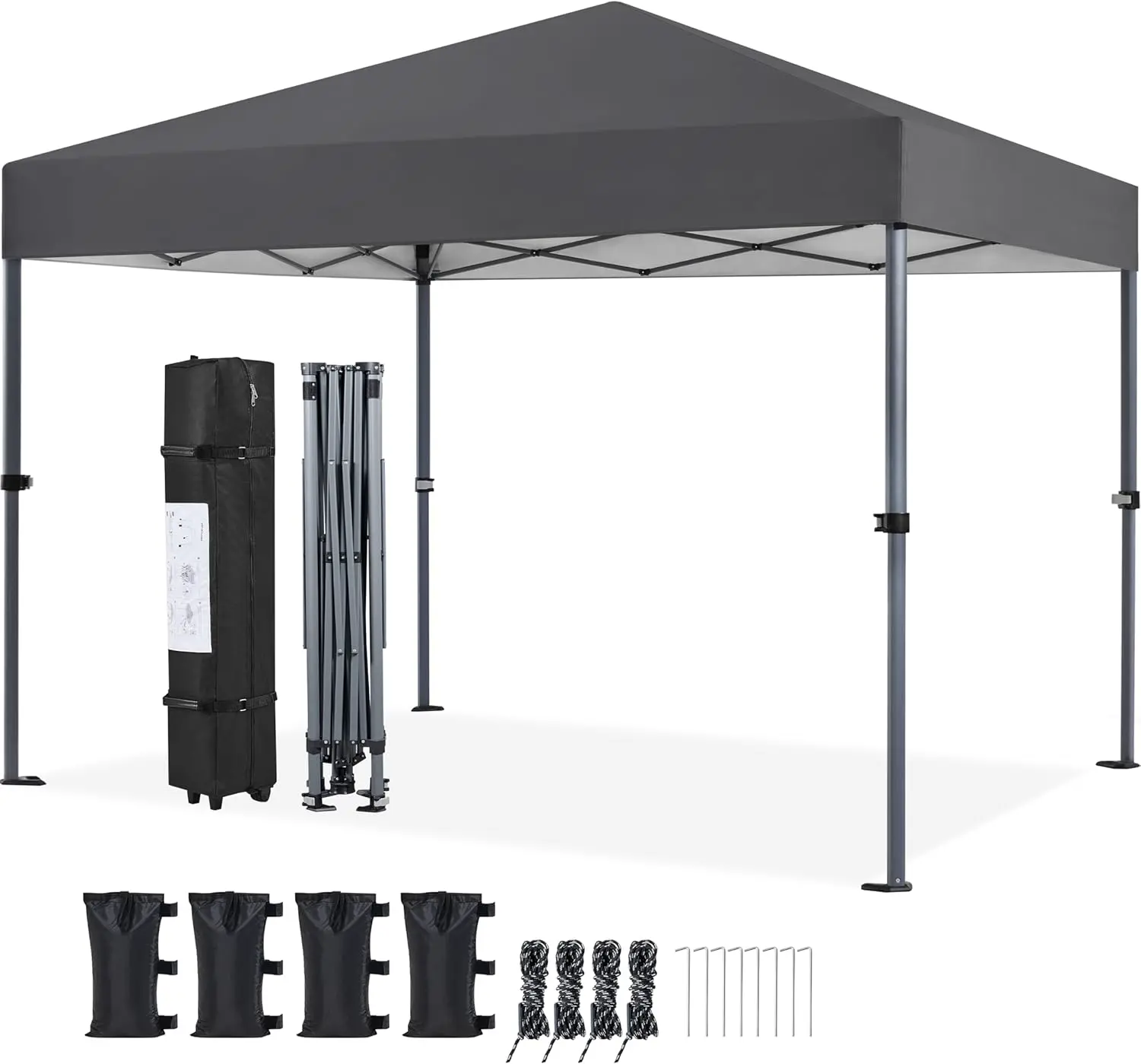 Yaheetech Tonnelle de Jardin Extérieur 3 × 3 M Tente de Camping