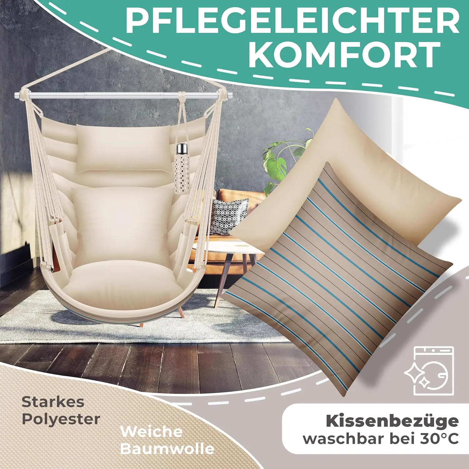 Fauteuils suspendus KESSER Haiti Fauteuil suspendu vue 4