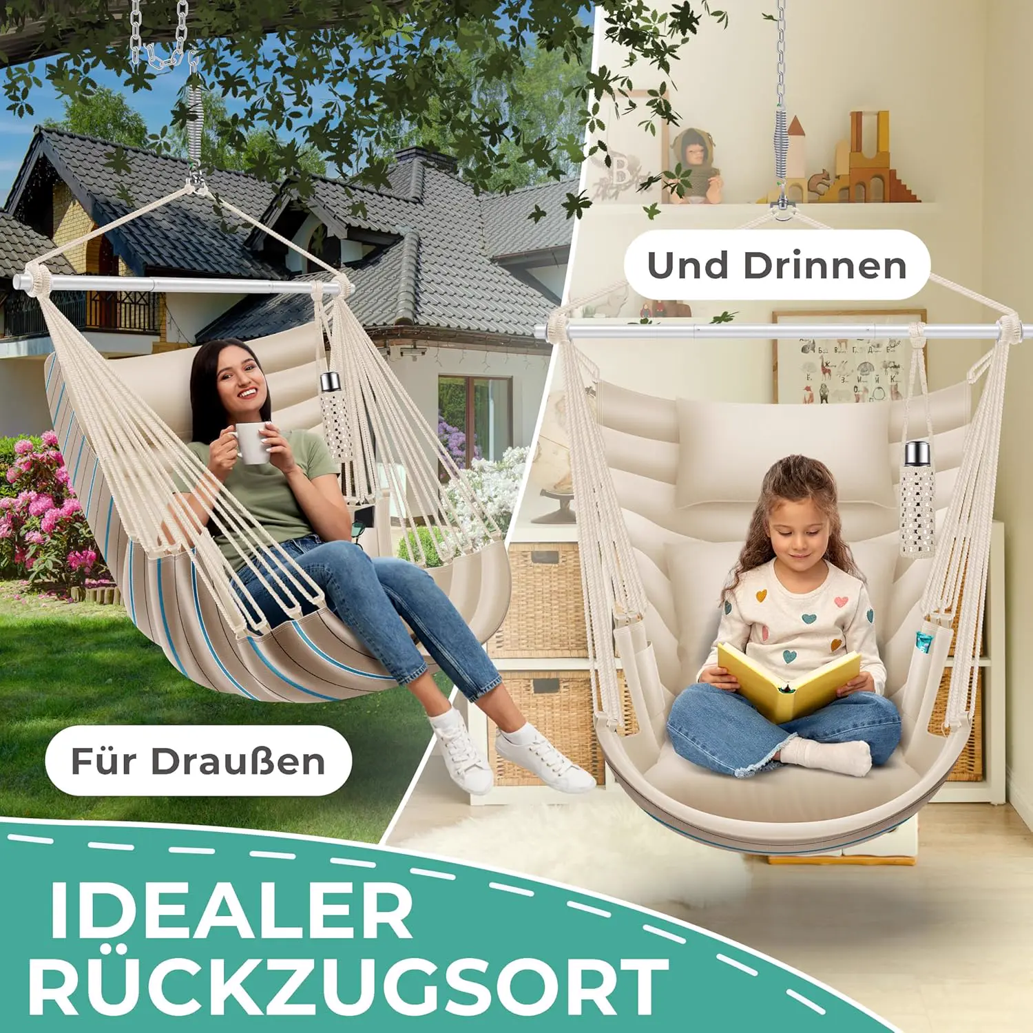 Fauteuils suspendus KESSER Haiti Fauteuil suspendu vue 5