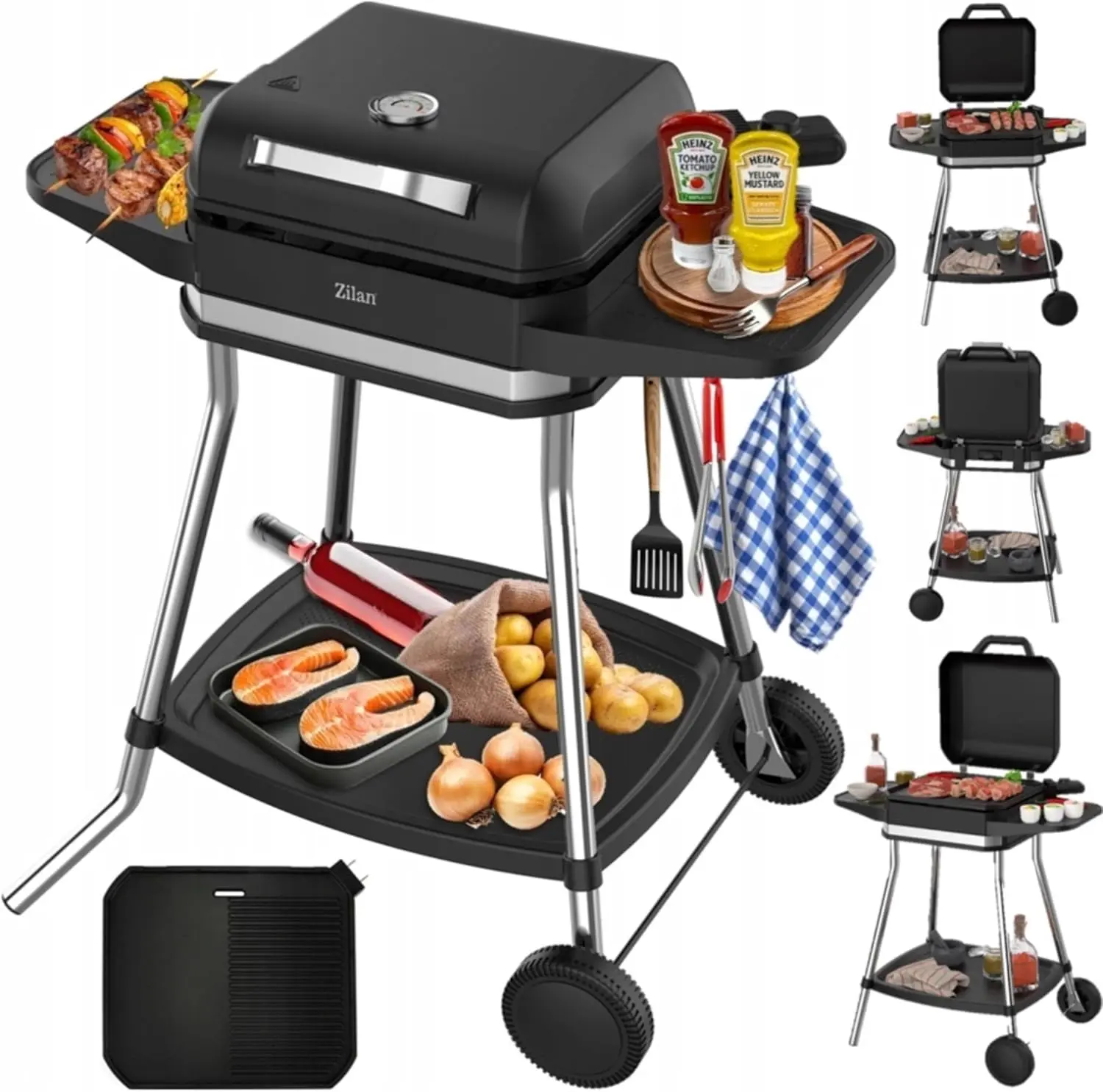 Barbecue électrique 2 en 1