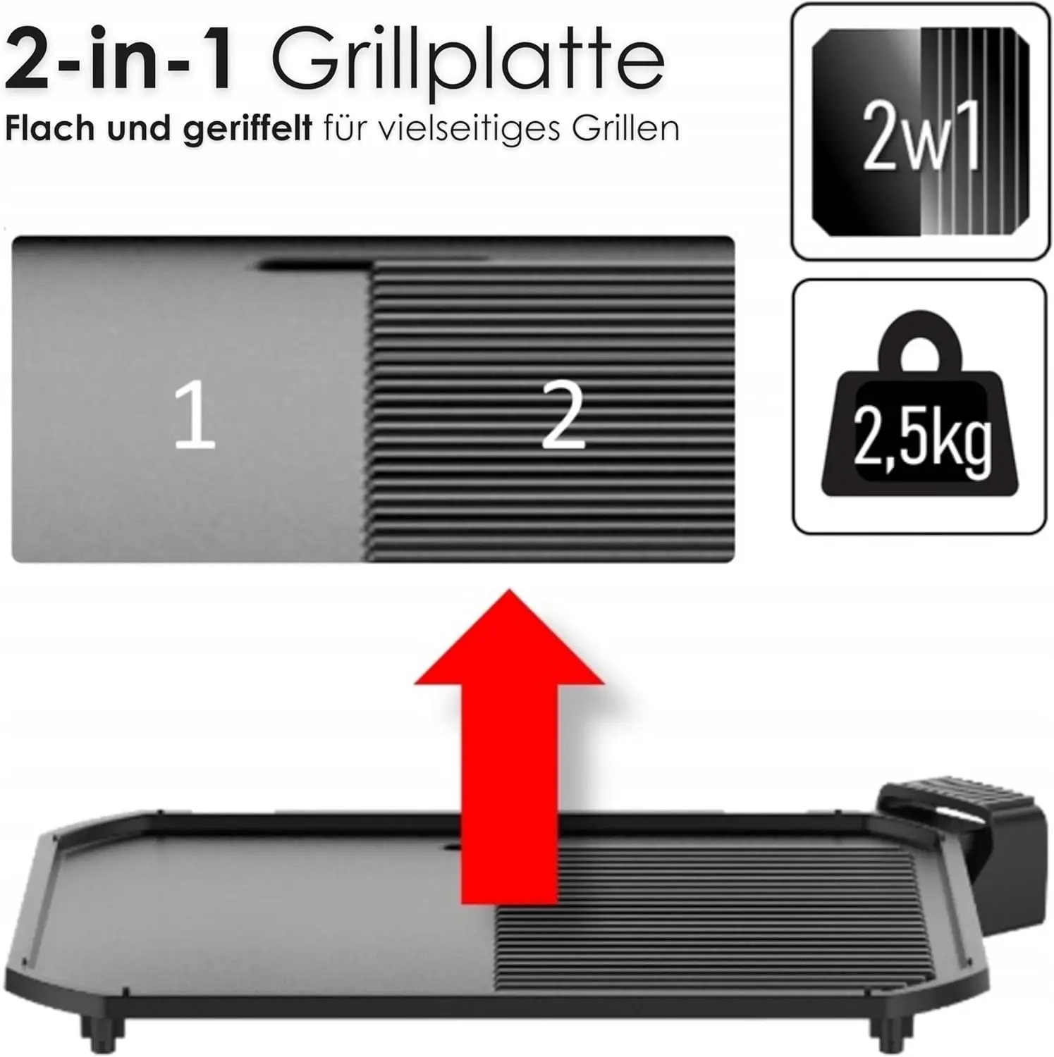 Barbecue électrique Barbecue électrique 2 en 1 vue 5