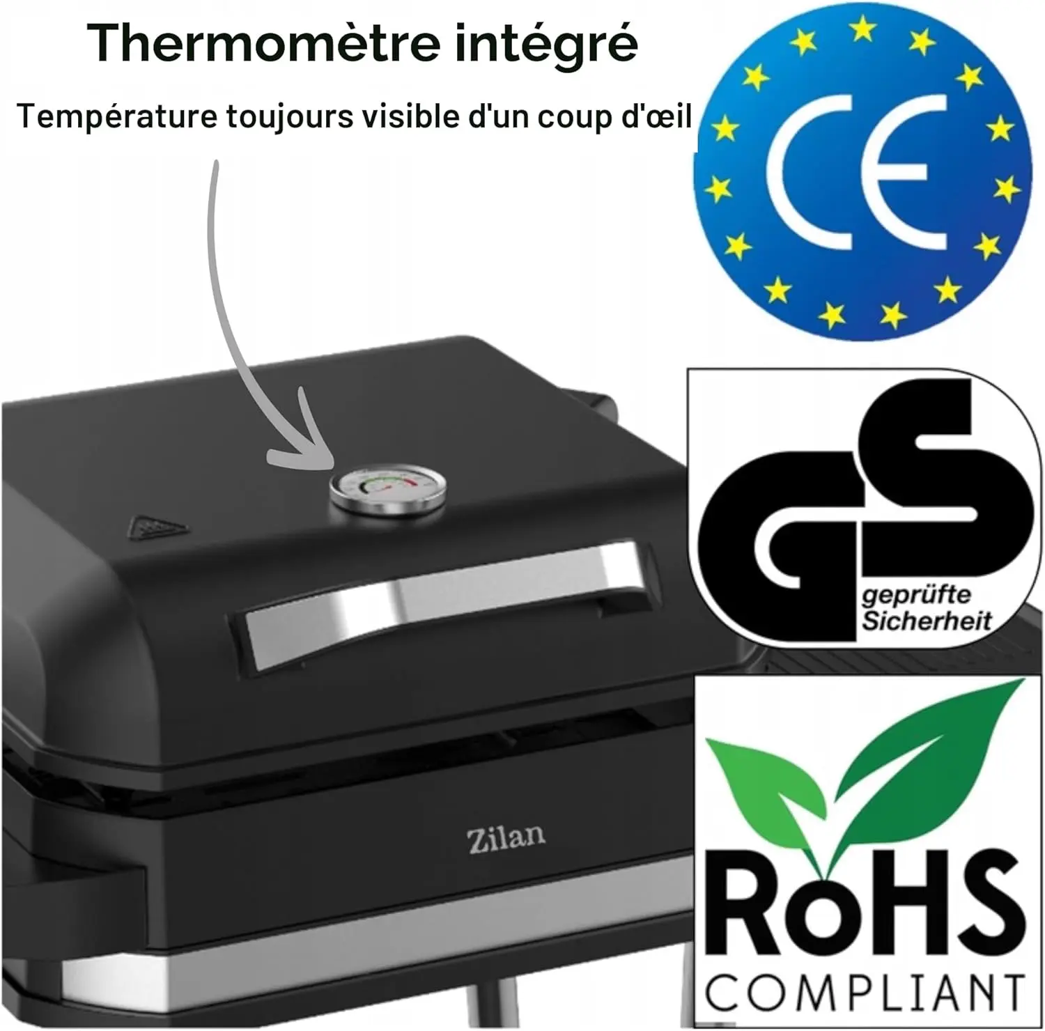 Barbecue électrique Barbecue électrique 2 en 1 vue 6