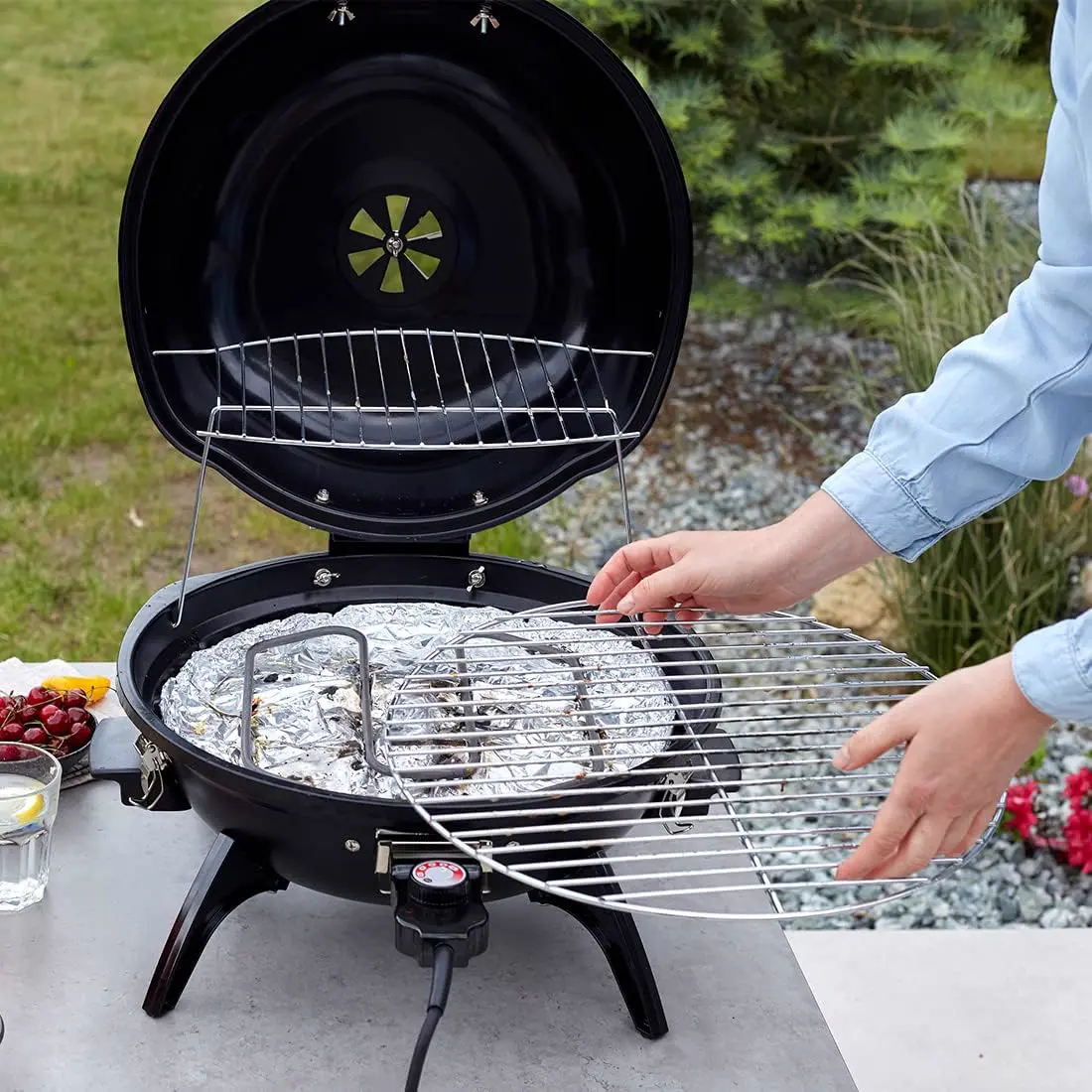 Barbecue électrique en aluminium vue 5
