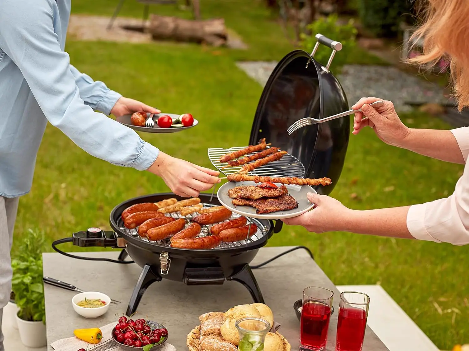 Barbecue électrique en aluminium vue 6