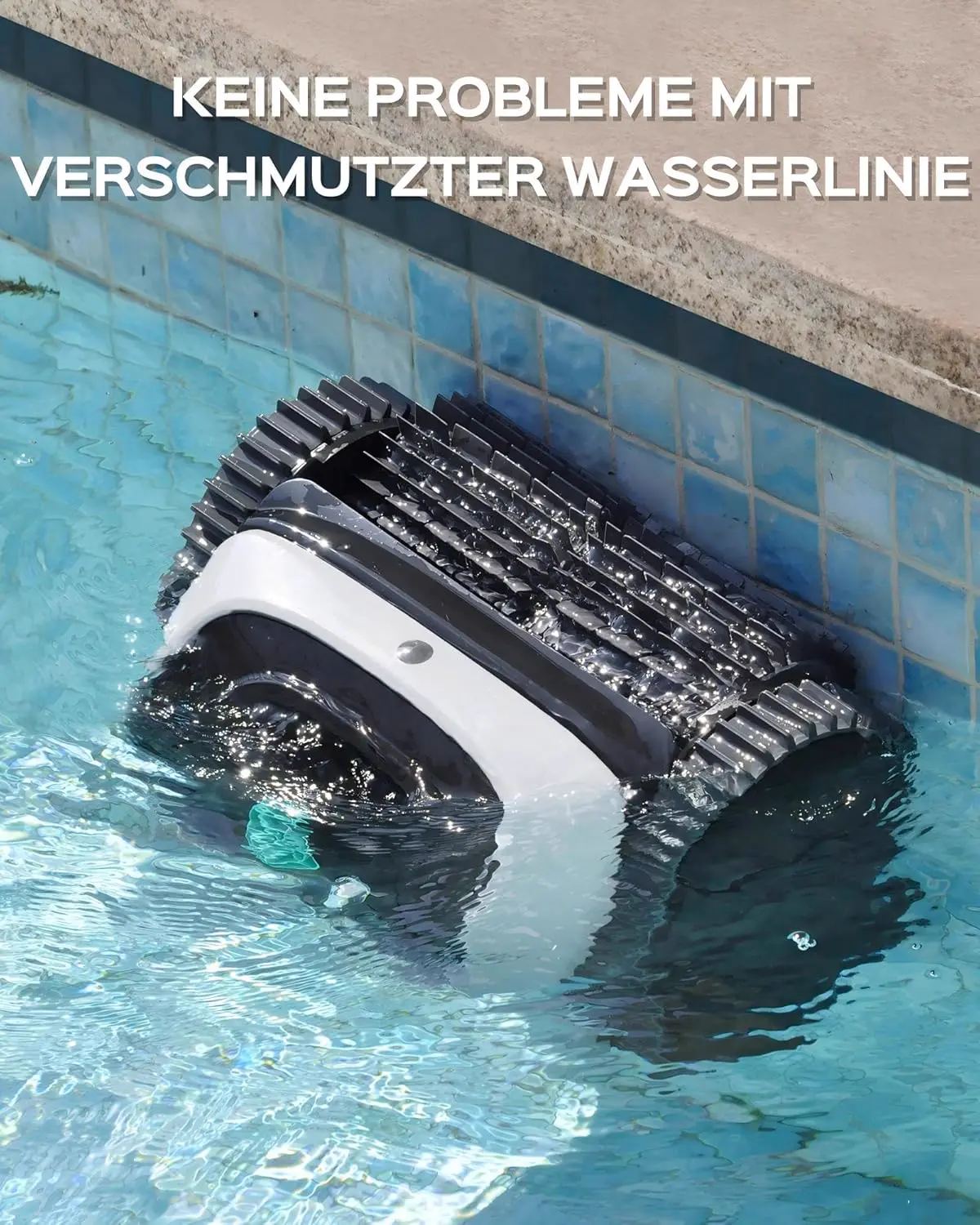 Robot piscine sable 4x4 m vue 3