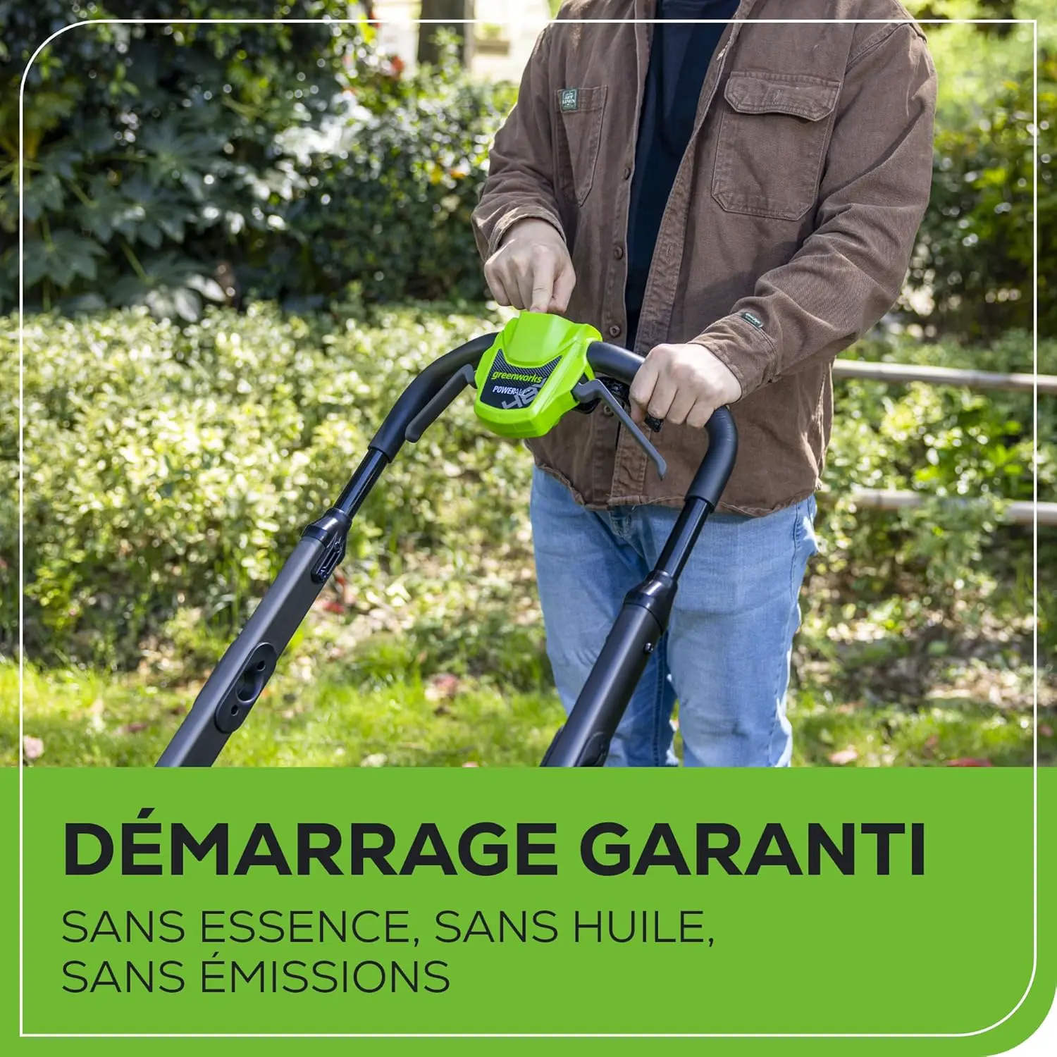 Tondeuse autoportée en métal noir vue 5
