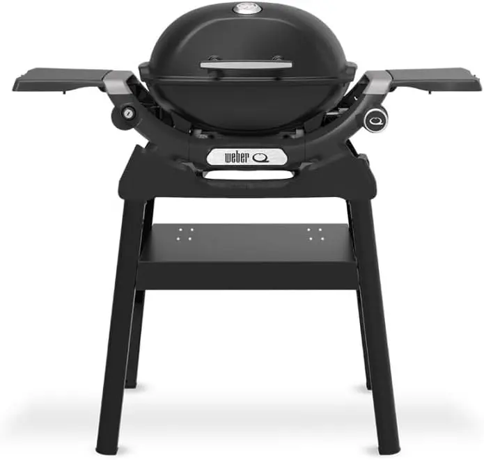 Barbecue weber en aluminium noir vue 3