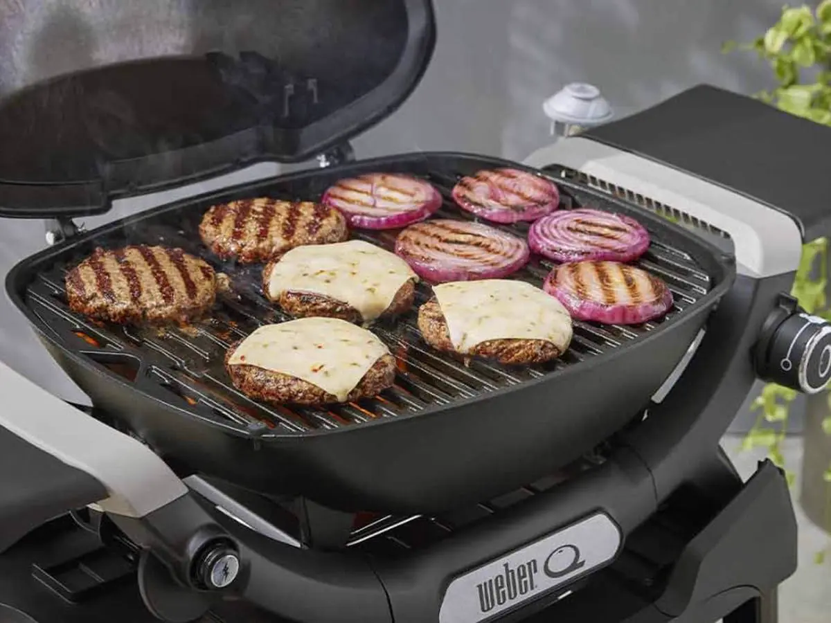 Barbecue weber en aluminium noir vue 5