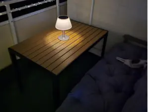 Table de jardin 6 places en aluminium gris — contenu détaillé 8