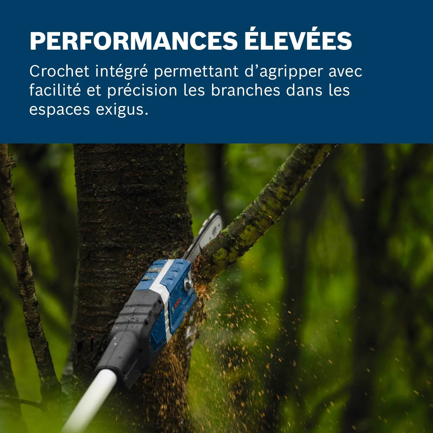 Tronçonneuse à batterie Bosch Professional 18V System Élagueus… vue 4