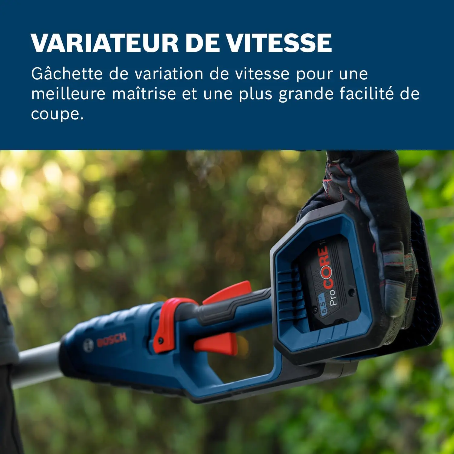 Tronçonneuse à batterie Bosch Professional 18V System Élagueus… vue 5