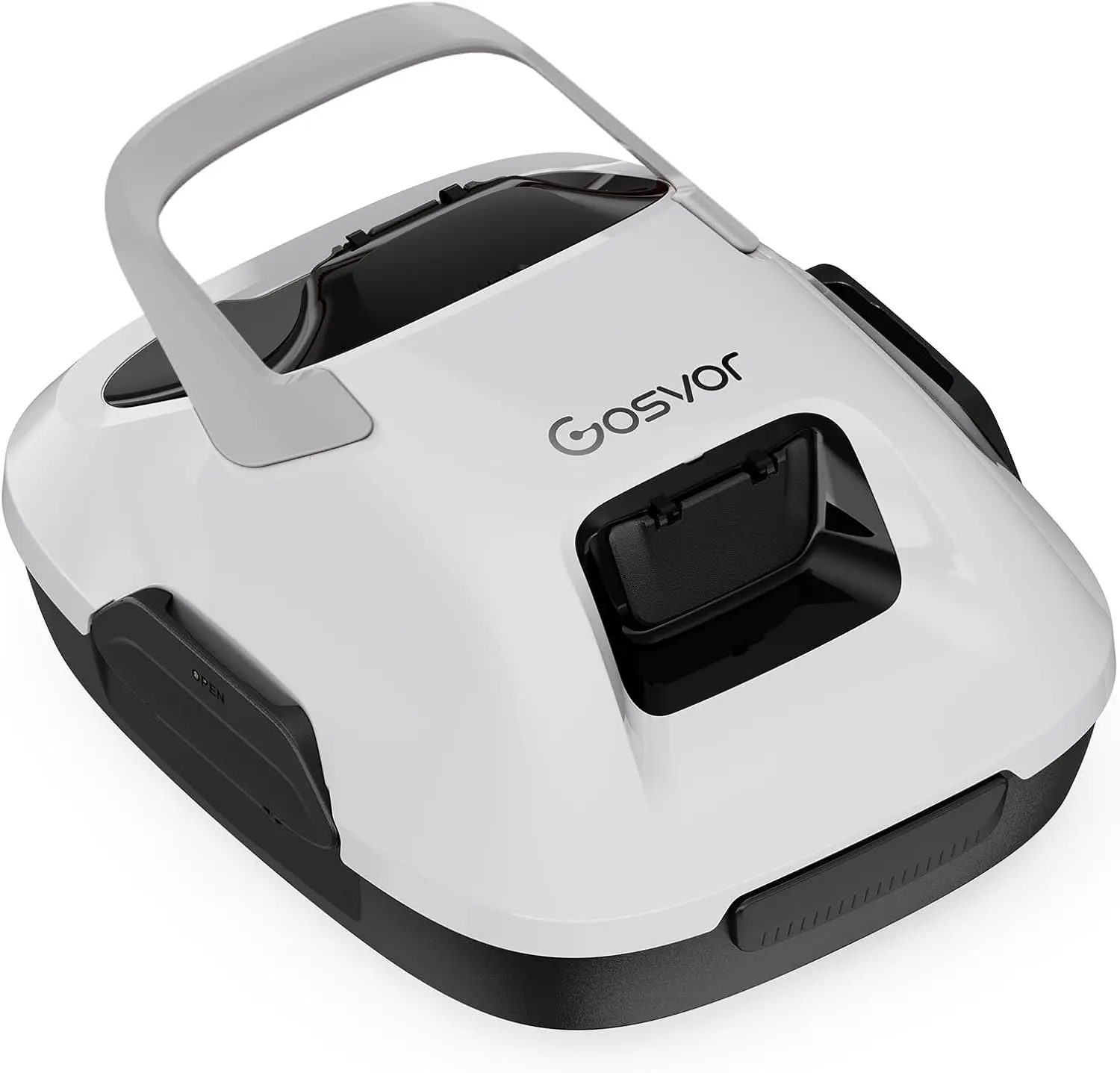 Robot piscine gris vue 1