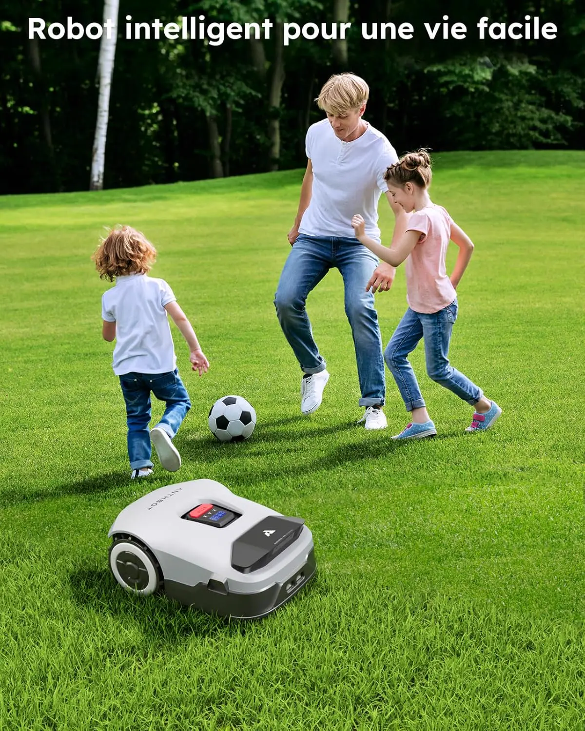 Robot tondeuse ANTHBOT Genie600 Robot Tondeuse sans Fil Périph… vue 2