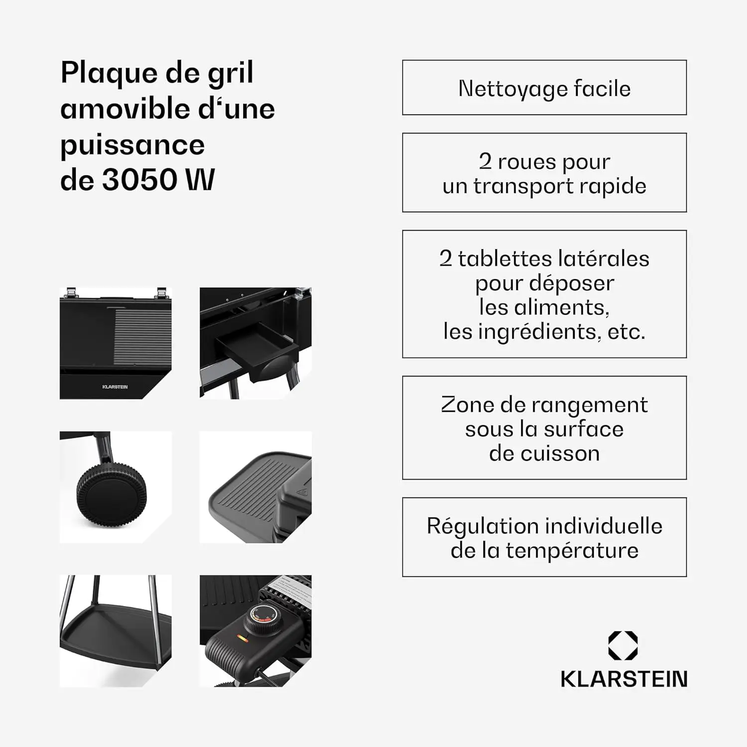 Barbecue électrique en aluminium vue 5