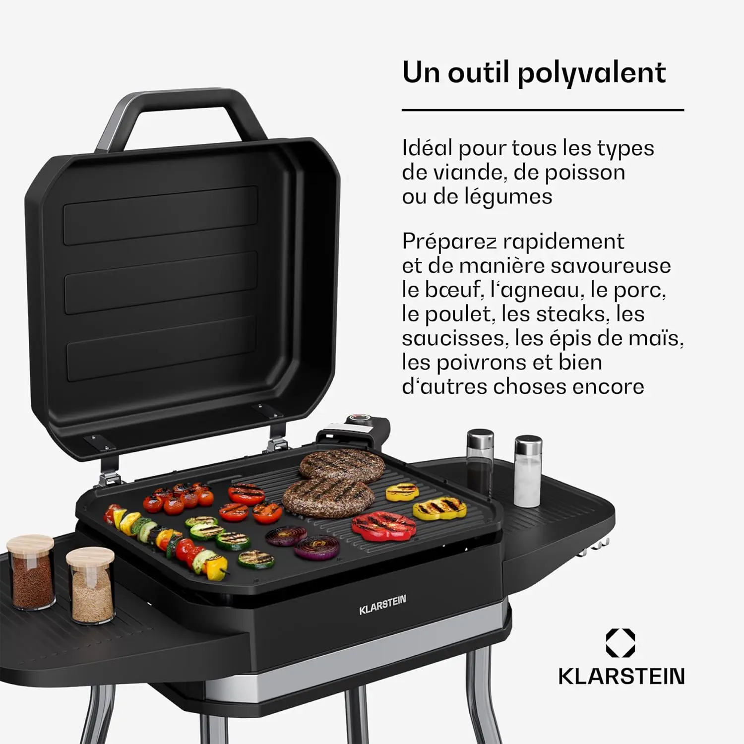 Barbecue électrique en aluminium vue 6