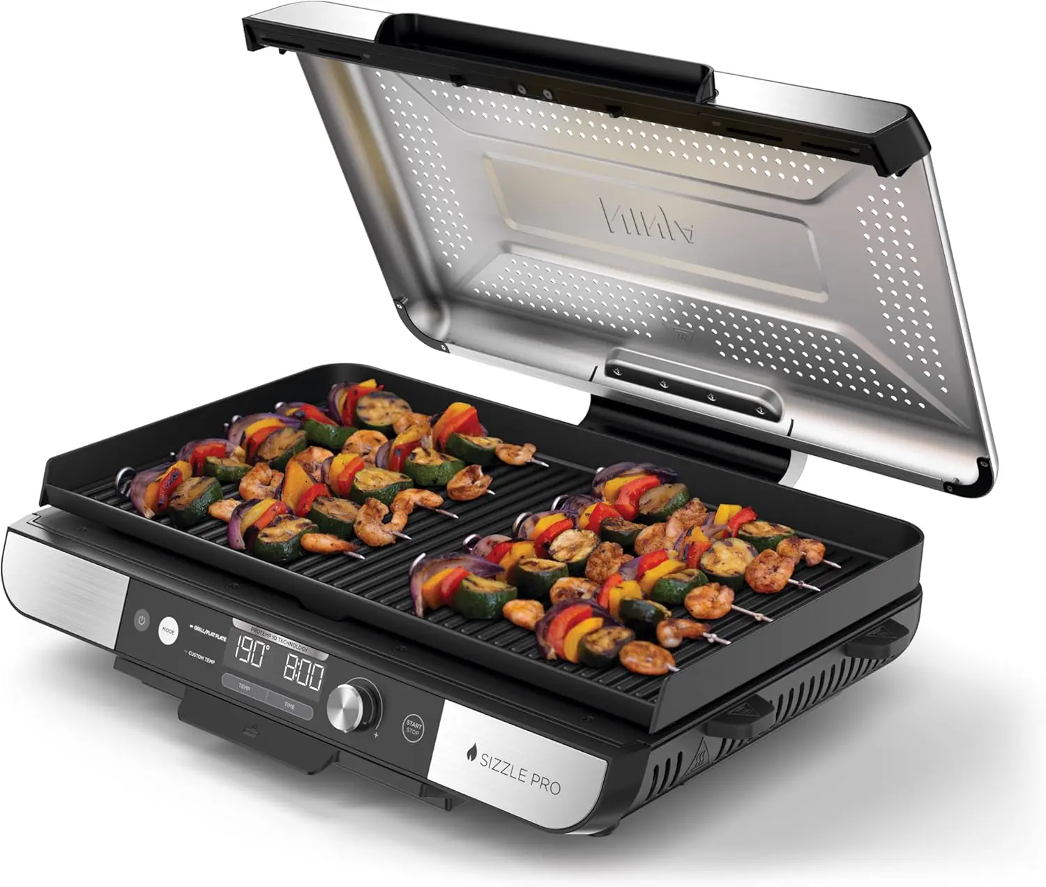 Ninja Sizzle Pro XL Grill Electrique Intérieur & Plancha Electrique