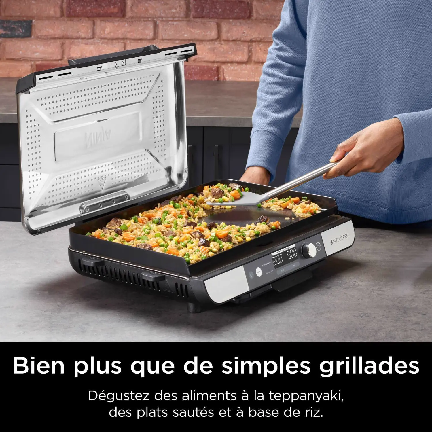 Plancha noir vue 6