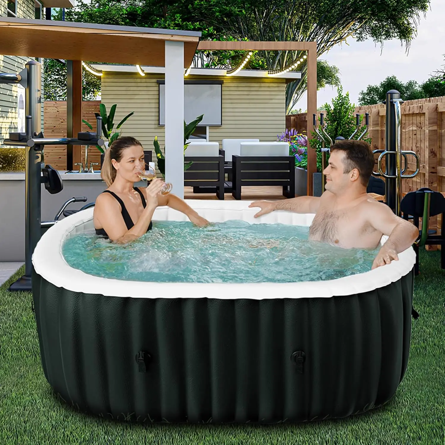 Spa gonflable 2 personnes 4 places vue 6