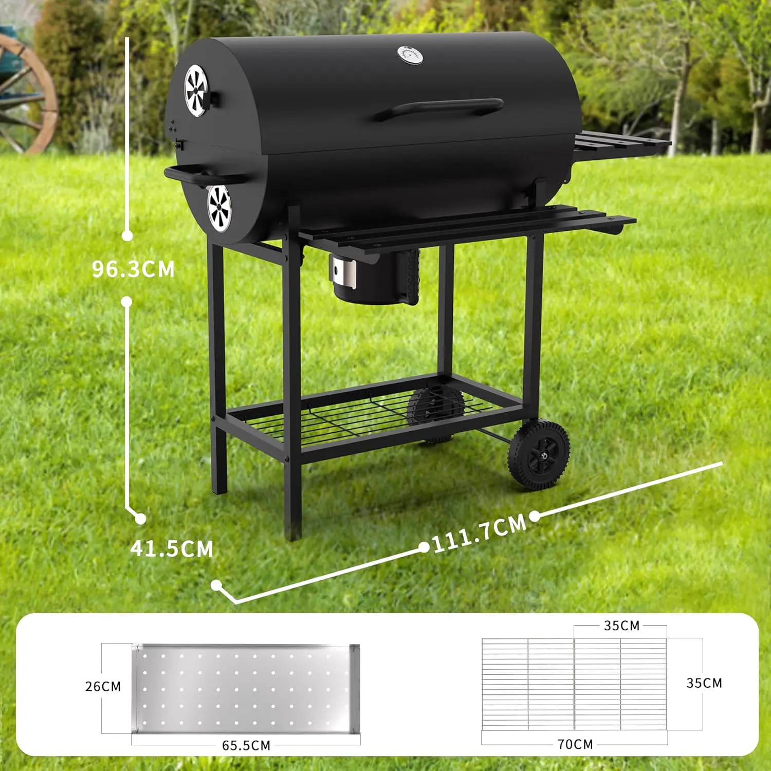 Barbecue weber en métal noir 70 m² vue 5