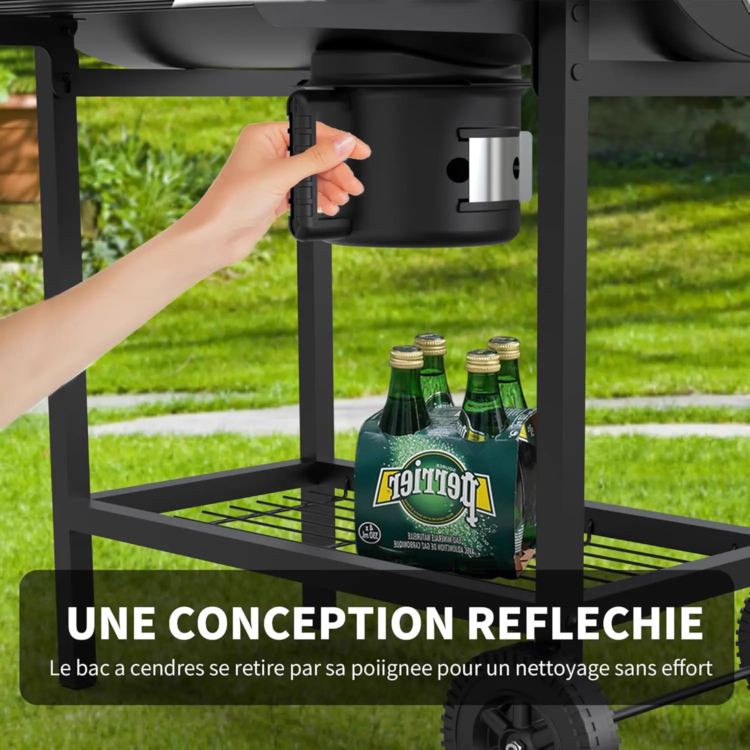 Barbecue weber en métal noir 70 m² vue 6