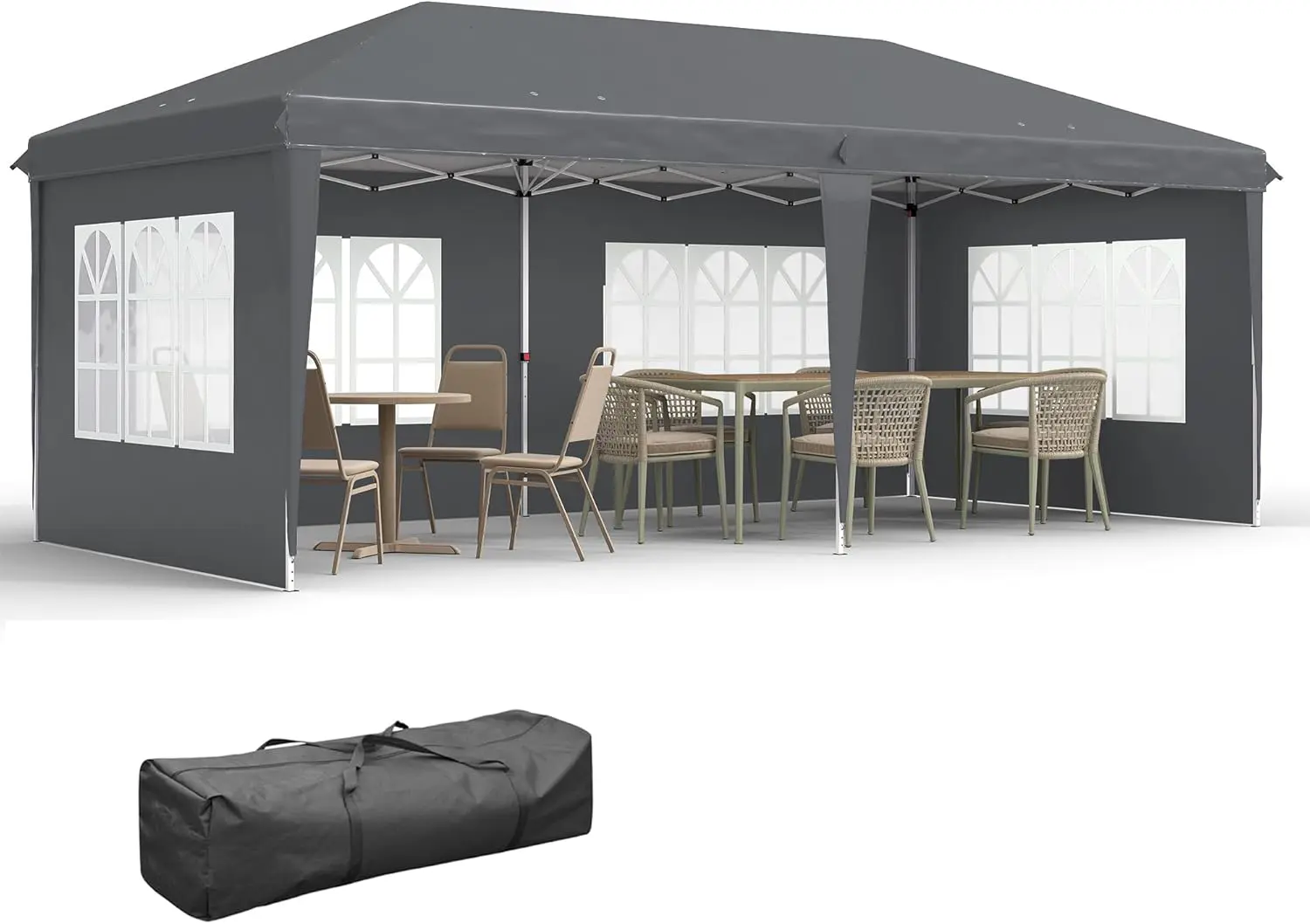 Outsunny Tonnelle de Jardin extérieure Pop-up Pliante