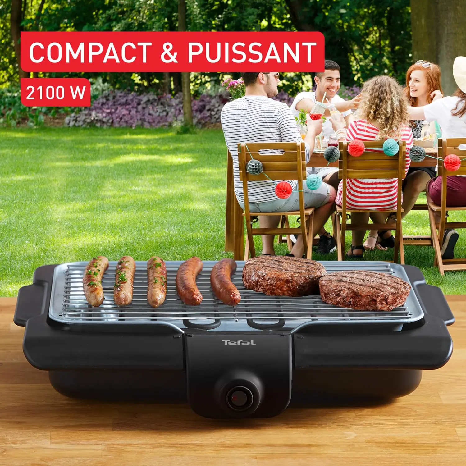 Barbecue électrique en métal vue 4