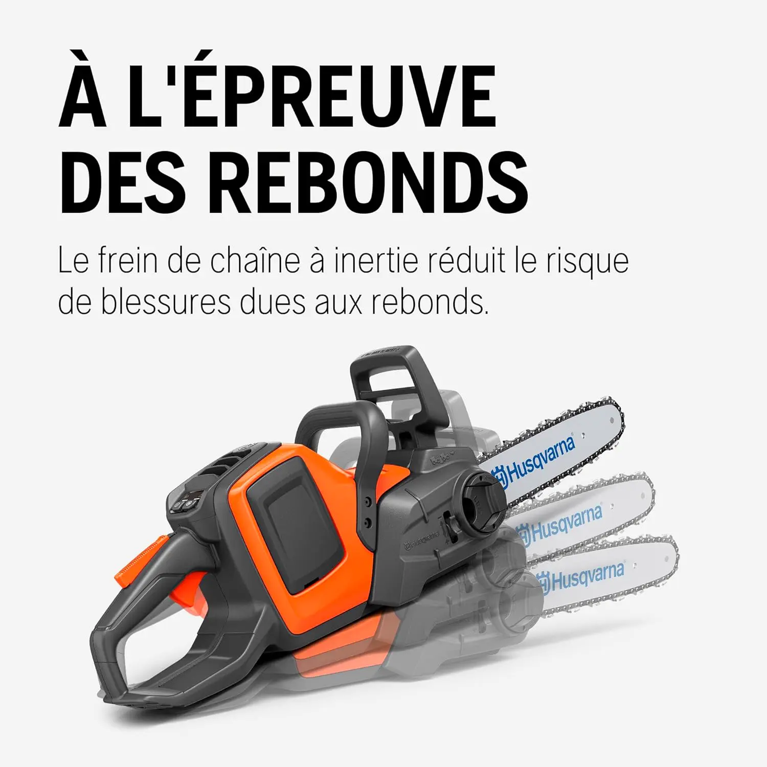 Tronçonneuse à batterie en bois vue 4