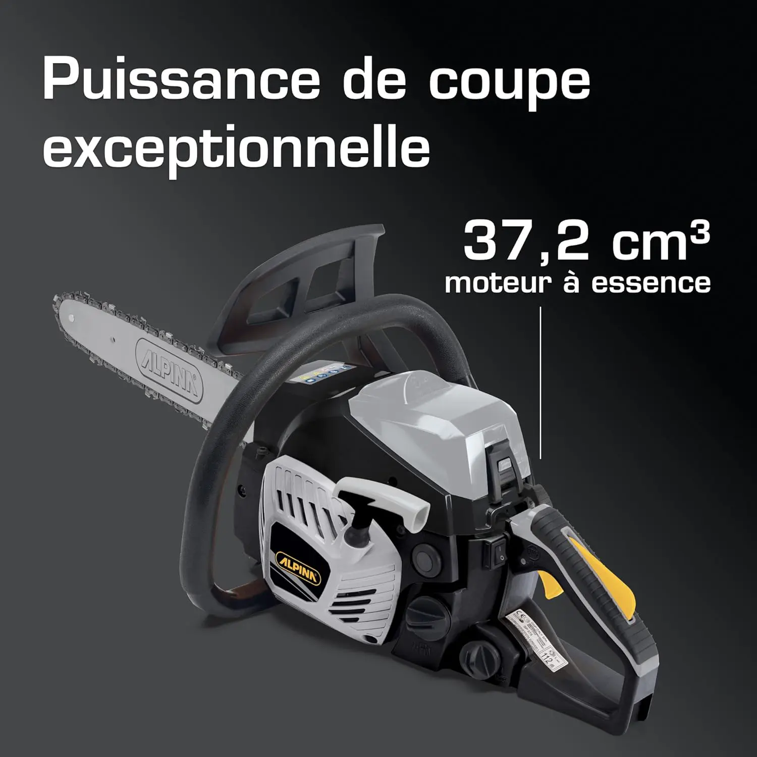 Tronçonneuse thermique Alpina ACS 39 Tronçonneuse Thermique vue 3