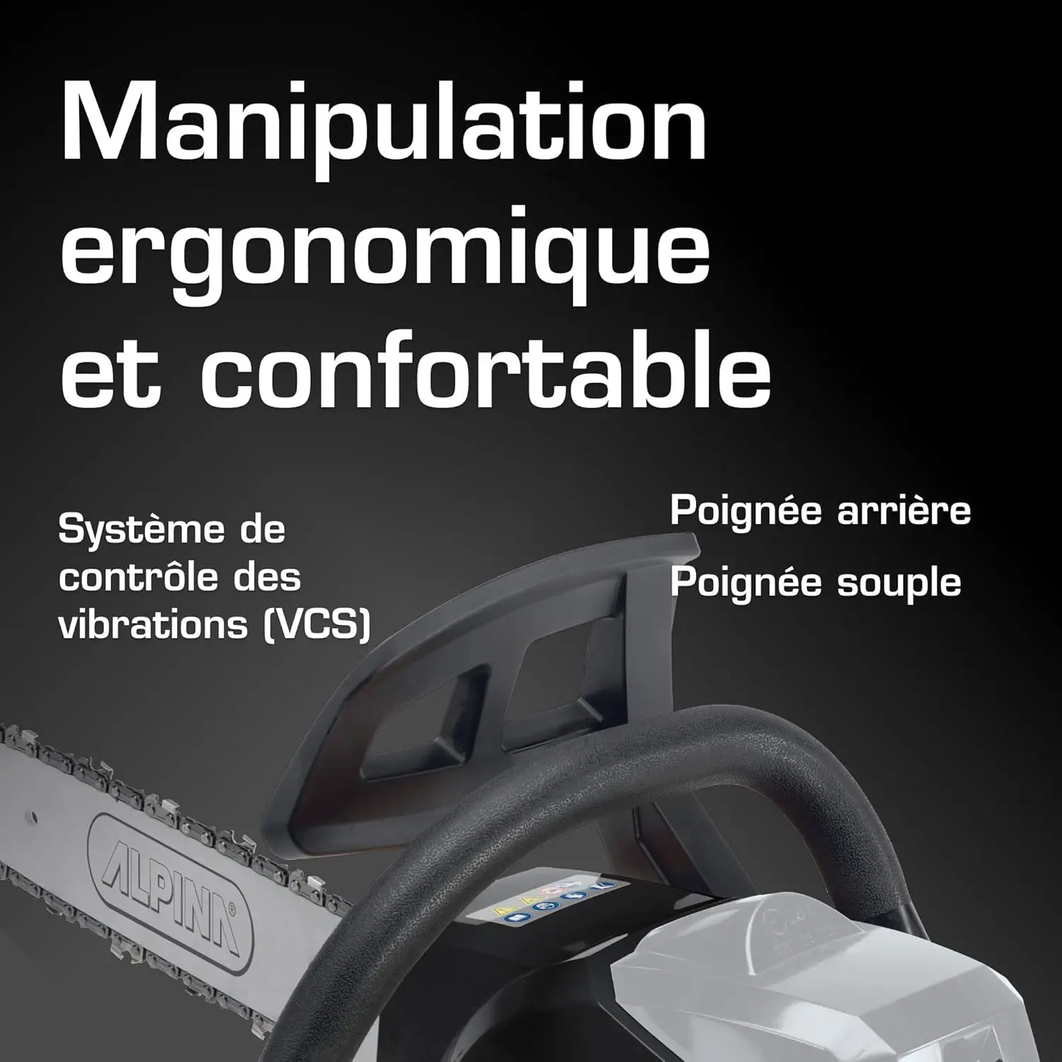 Tronçonneuse thermique Alpina ACS 39 Tronçonneuse Thermique vue 5