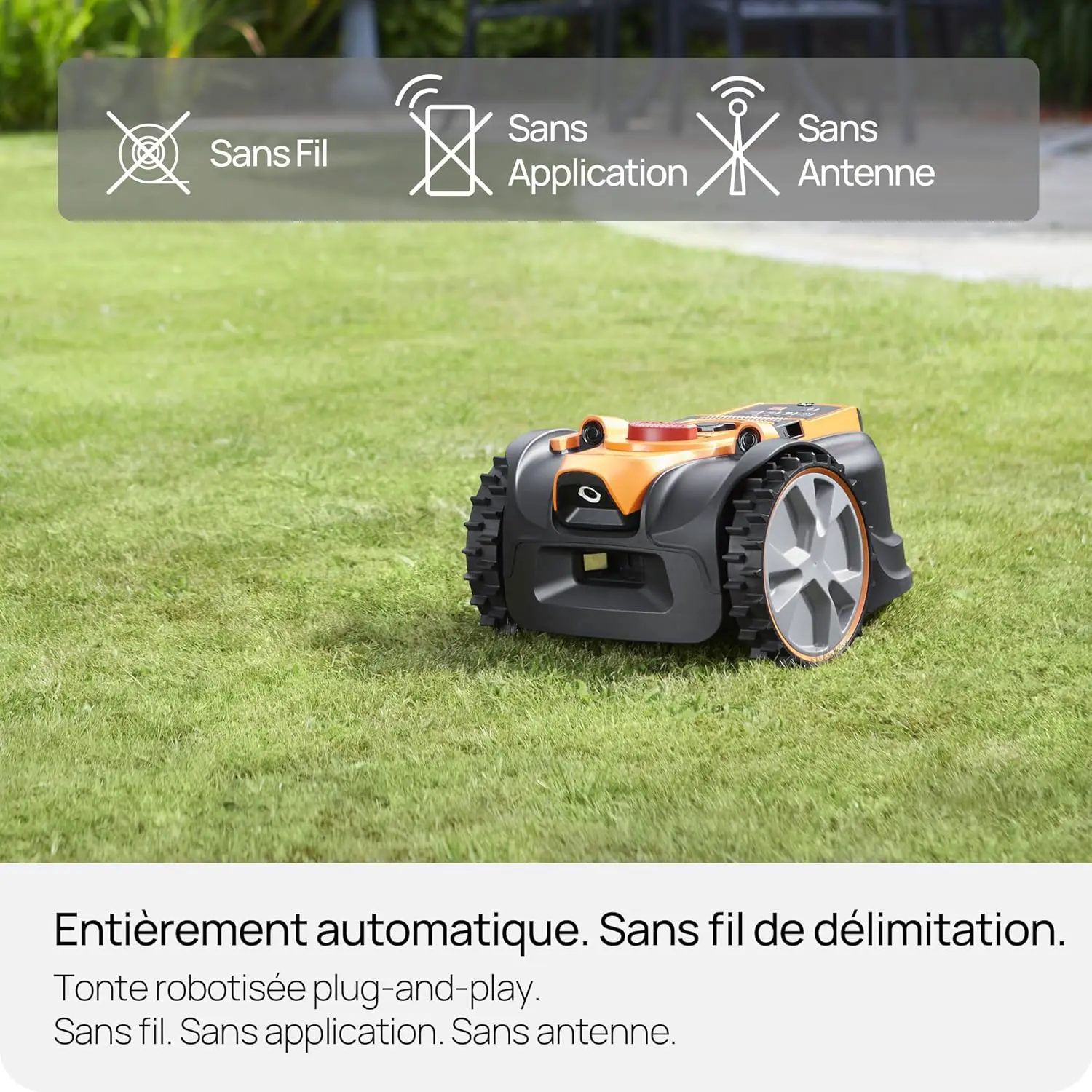 Robot tondeuse Lawnmaster OcuMow16 Robot Tondeuse sans Fil pou… vue 2