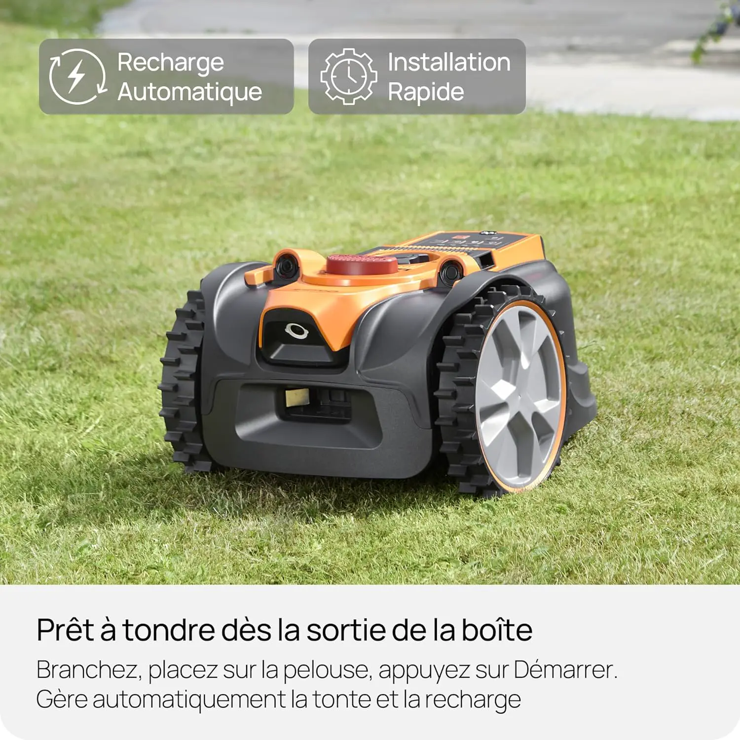 Robot tondeuse Lawnmaster OcuMow16 Robot Tondeuse sans Fil pou… vue 3
