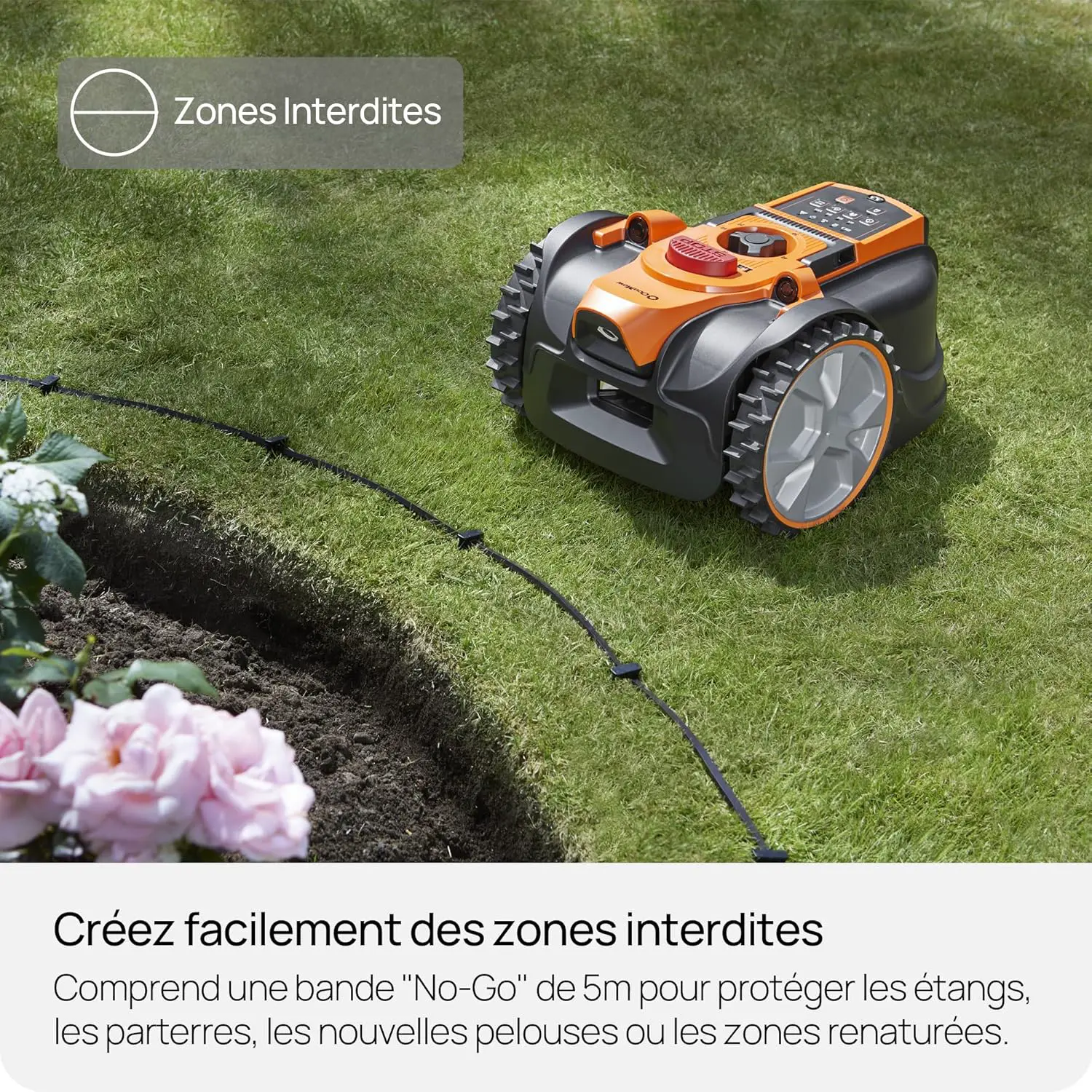 Robot tondeuse Lawnmaster OcuMow16 Robot Tondeuse sans Fil pou… vue 7