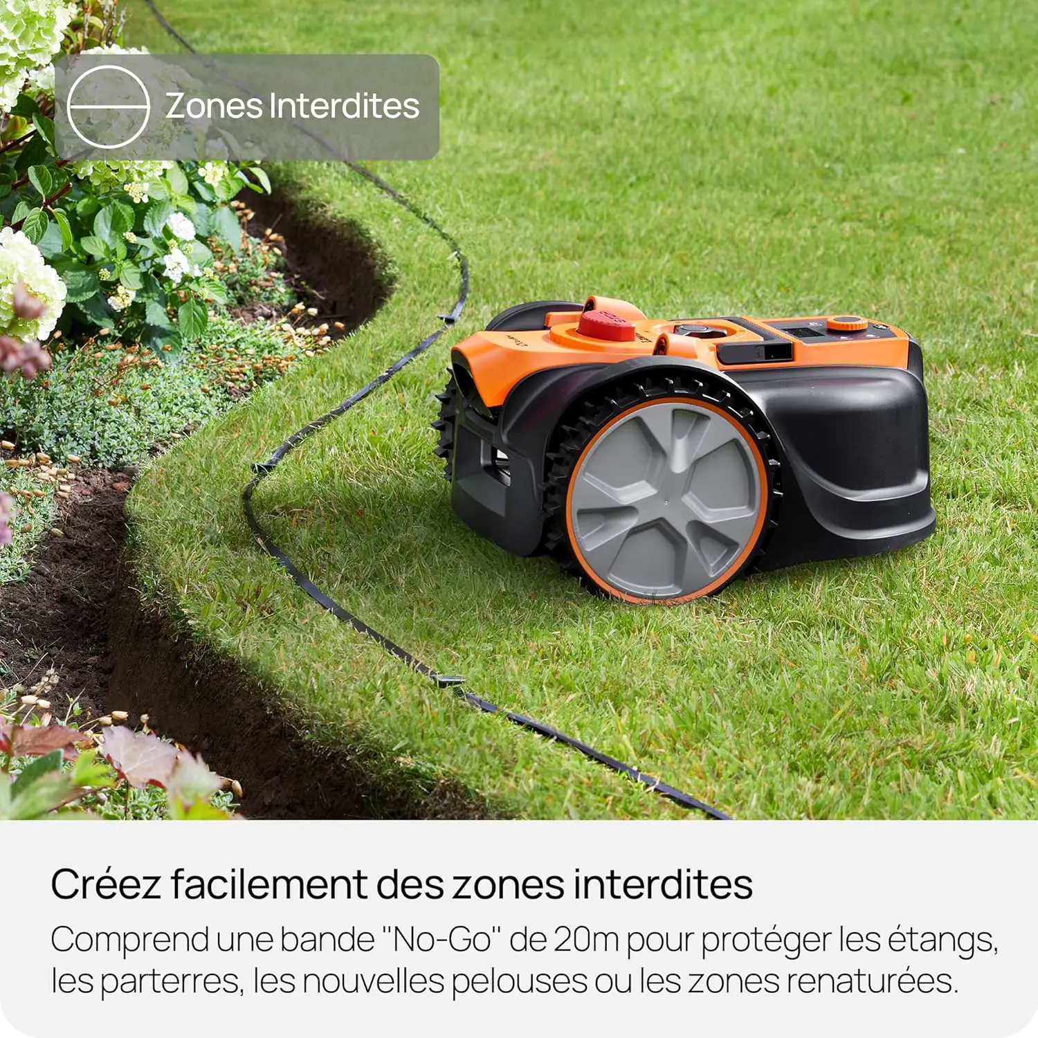 Robot tondeuse LawnMaster Robot Tondeuse avec Navigation par c… vue 7
