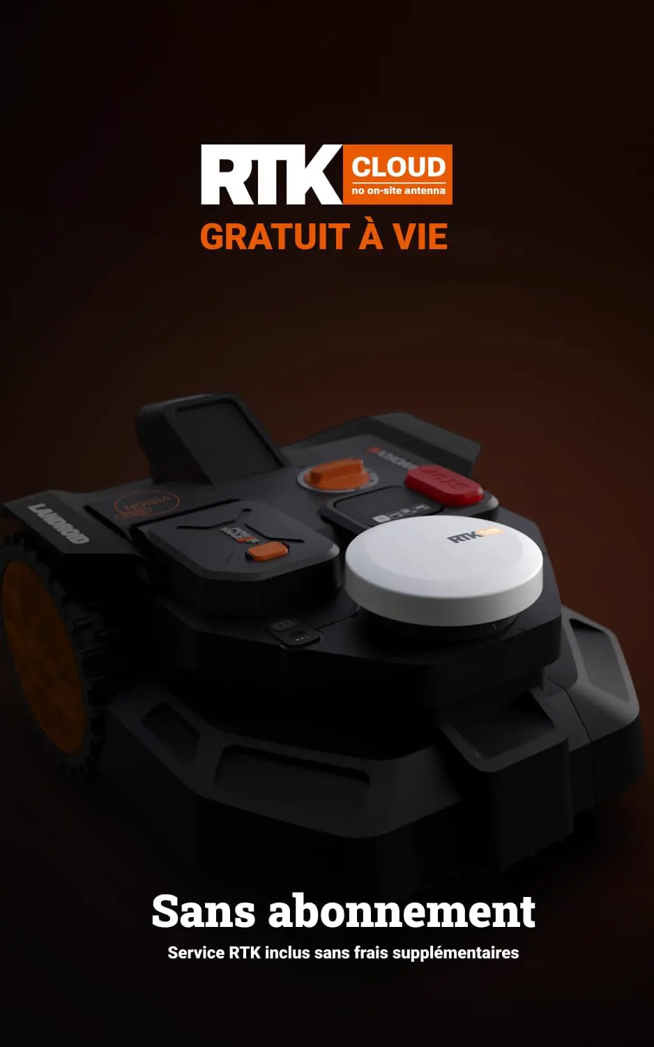 Robot tondeuse naturel vue 4
