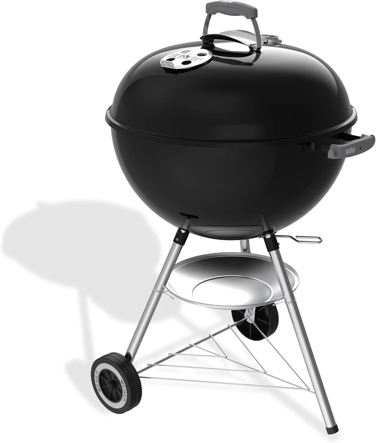 Barbecue weber en métal noir vue 3