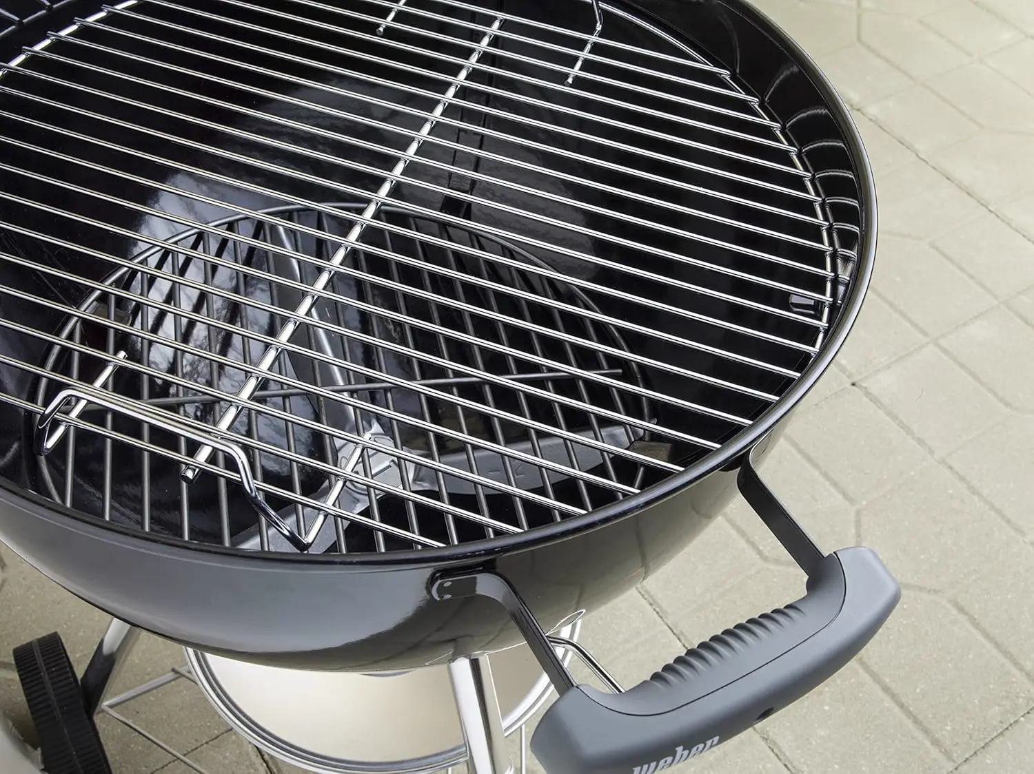 Barbecue weber en métal noir vue 16