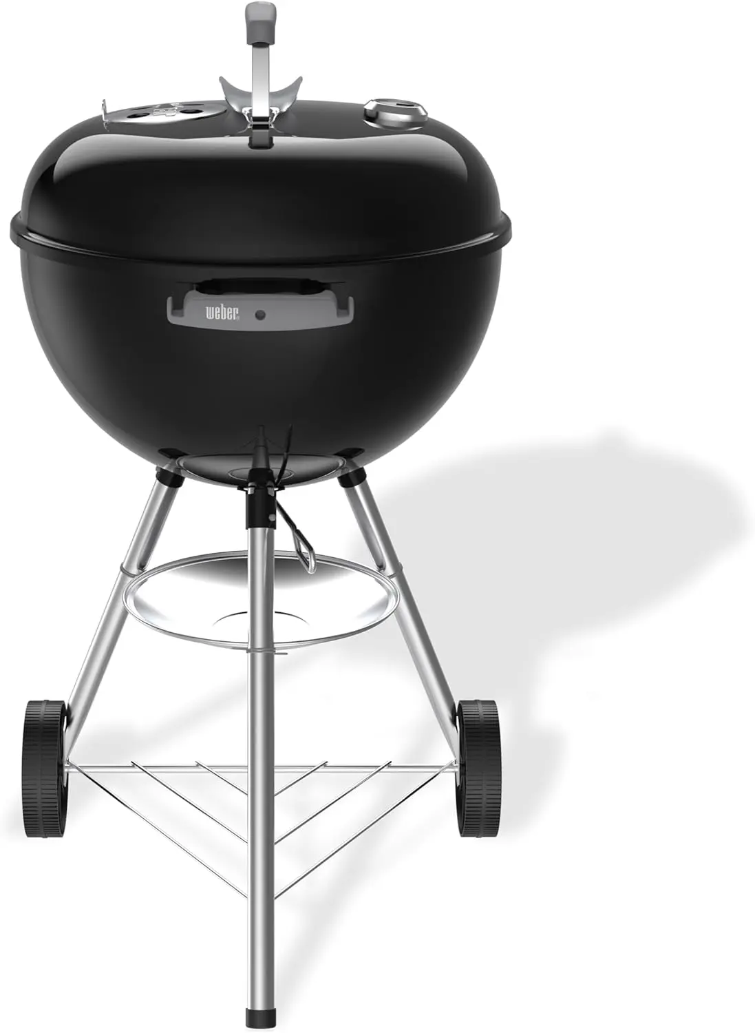 Barbecue weber en métal noir vue 2
