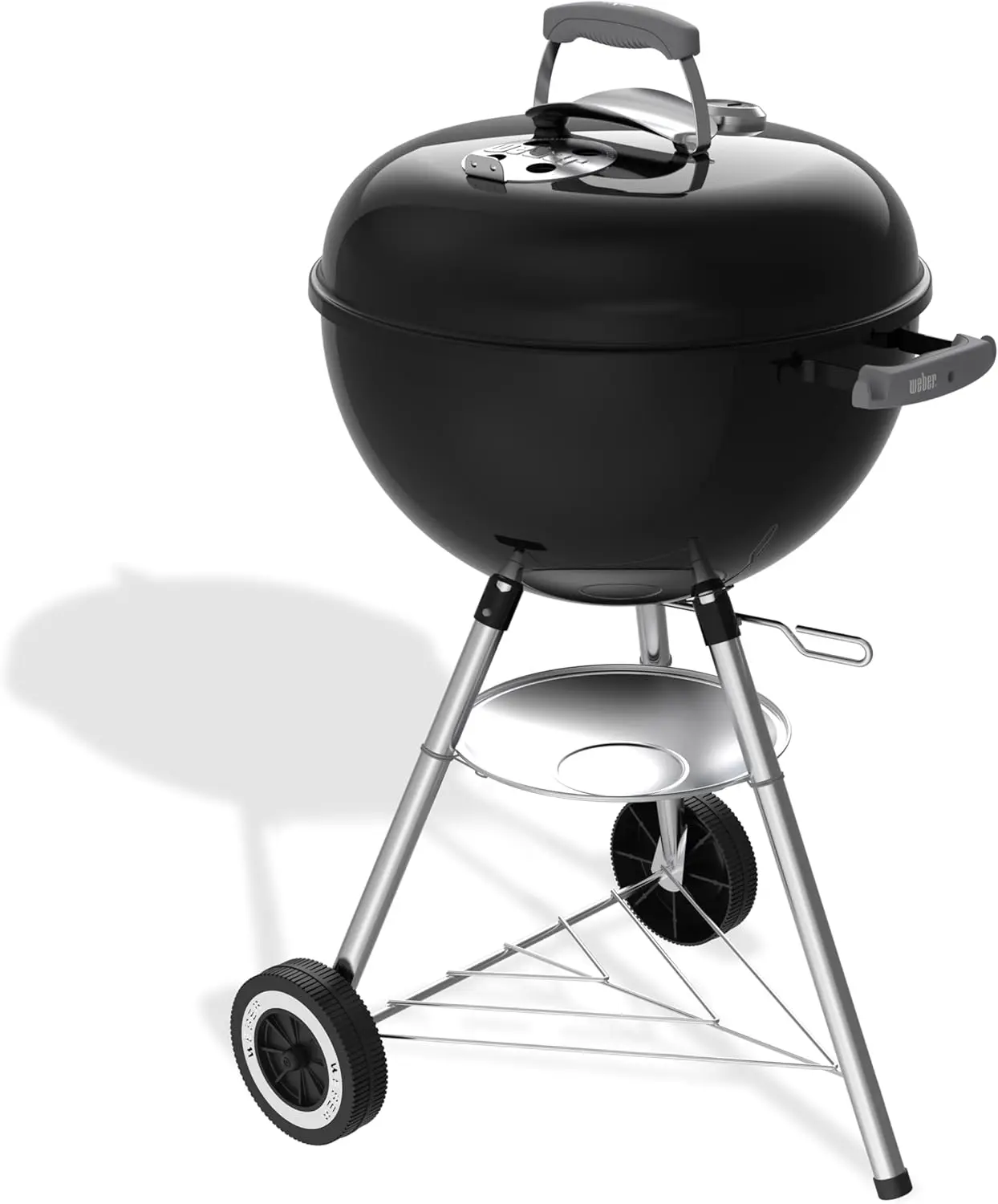 Barbecue weber en métal noir vue 3