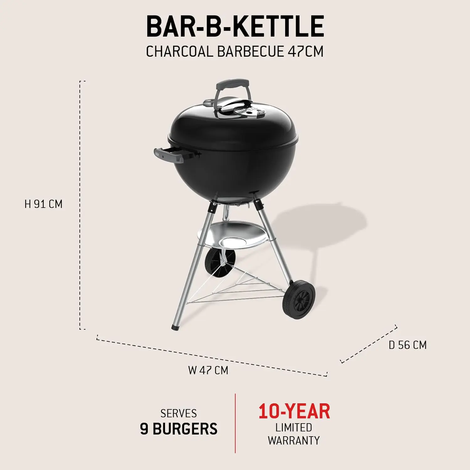 Barbecue weber 6 places en métal 47 m² vue 4