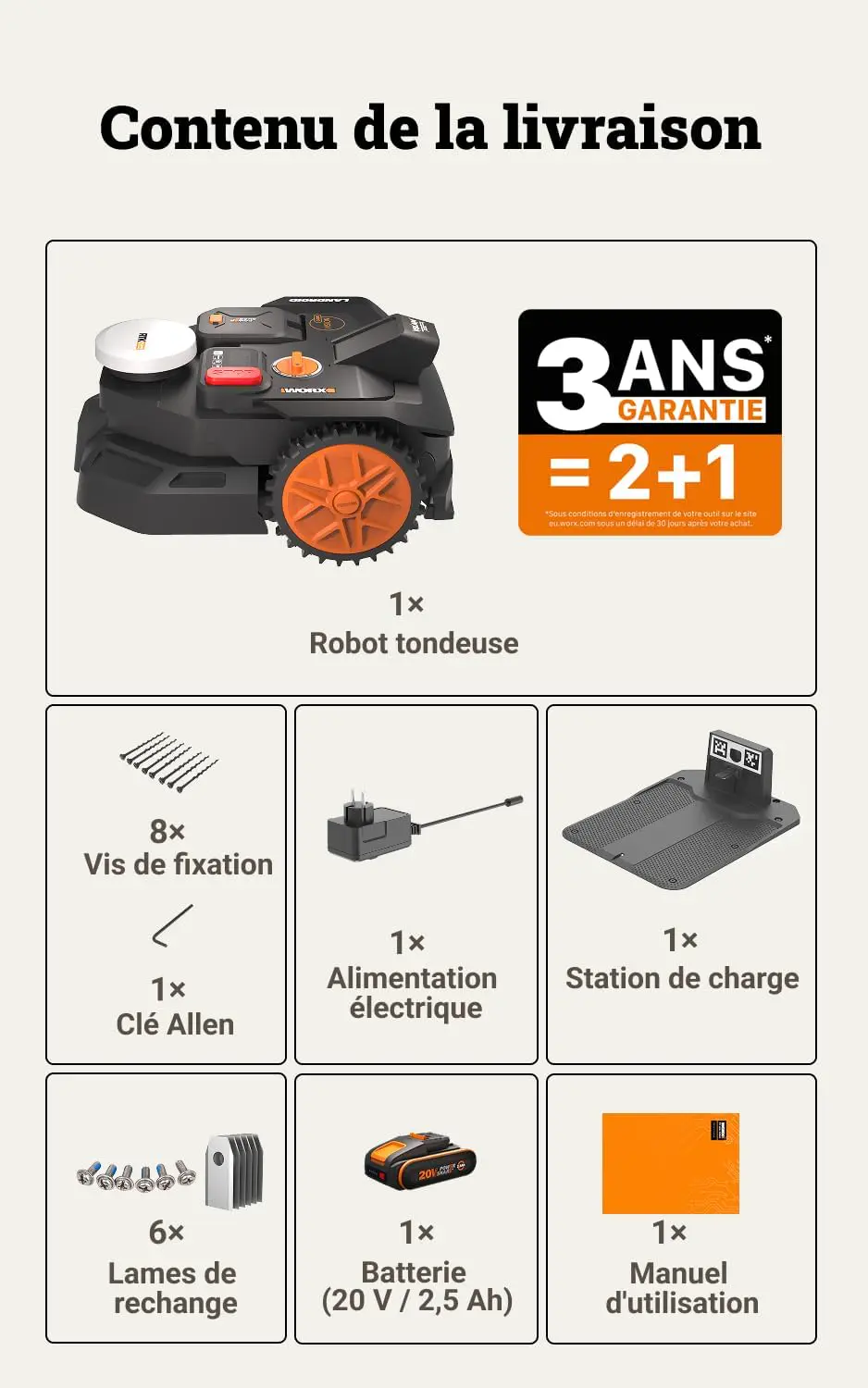Robot tondeuse en métal noir vue 8
