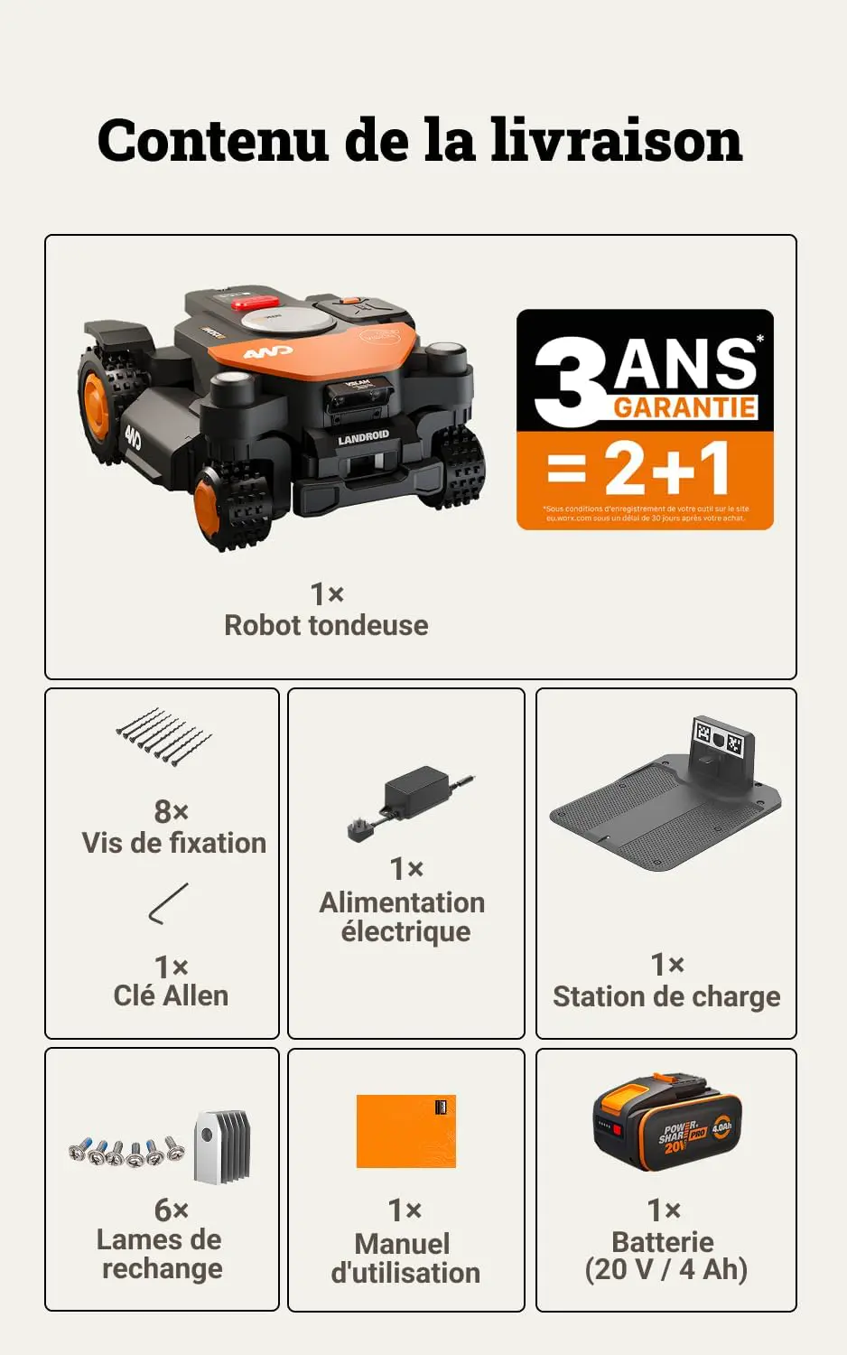Robot tondeuse en métal noir vue 9