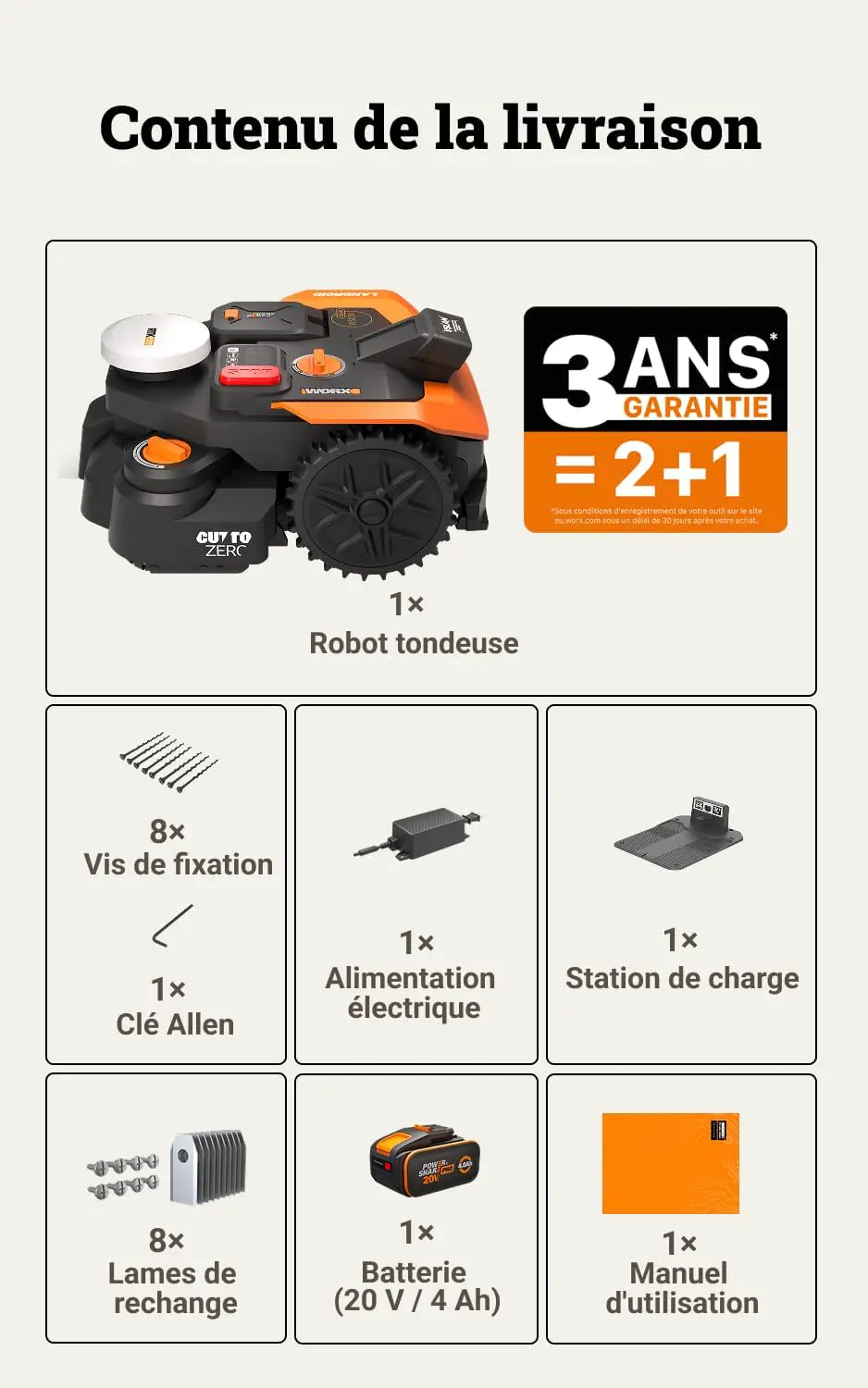 Robot tondeuse en métal noir vue 8