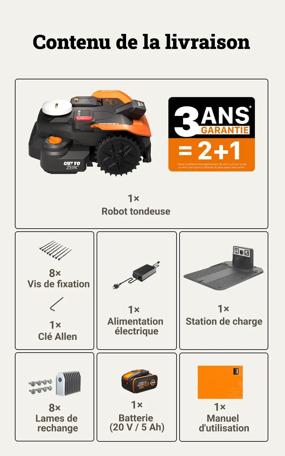 Robot tondeuse en métal noir vue 8