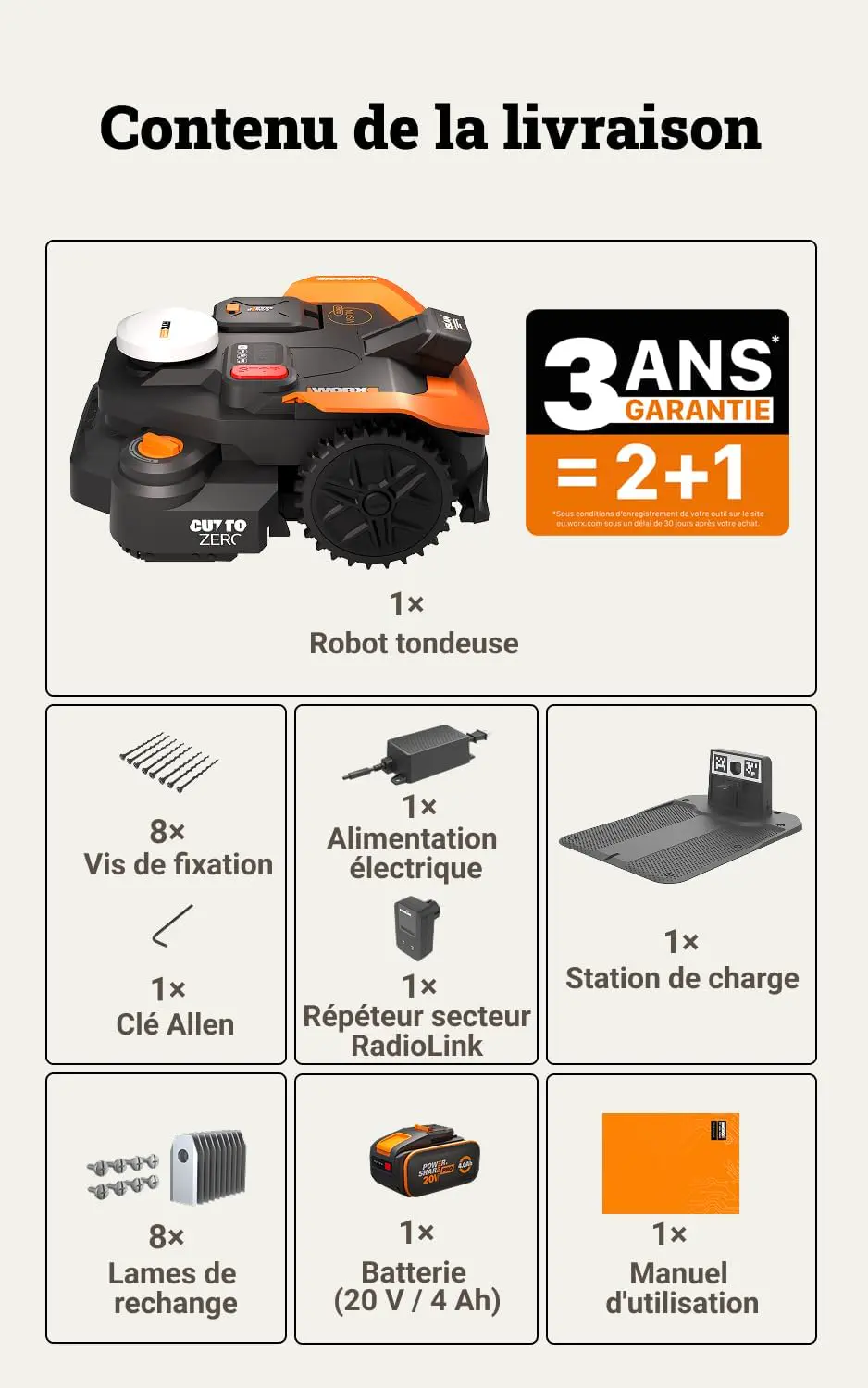 Robot tondeuse en métal noir vue 8