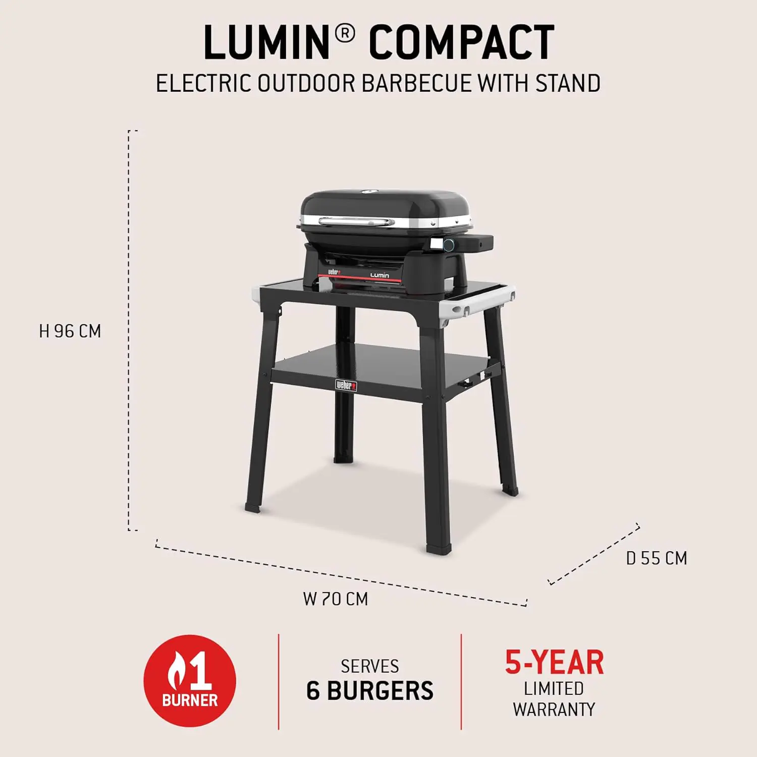 Barbecue weber 4 places noir 43 m² vue 5