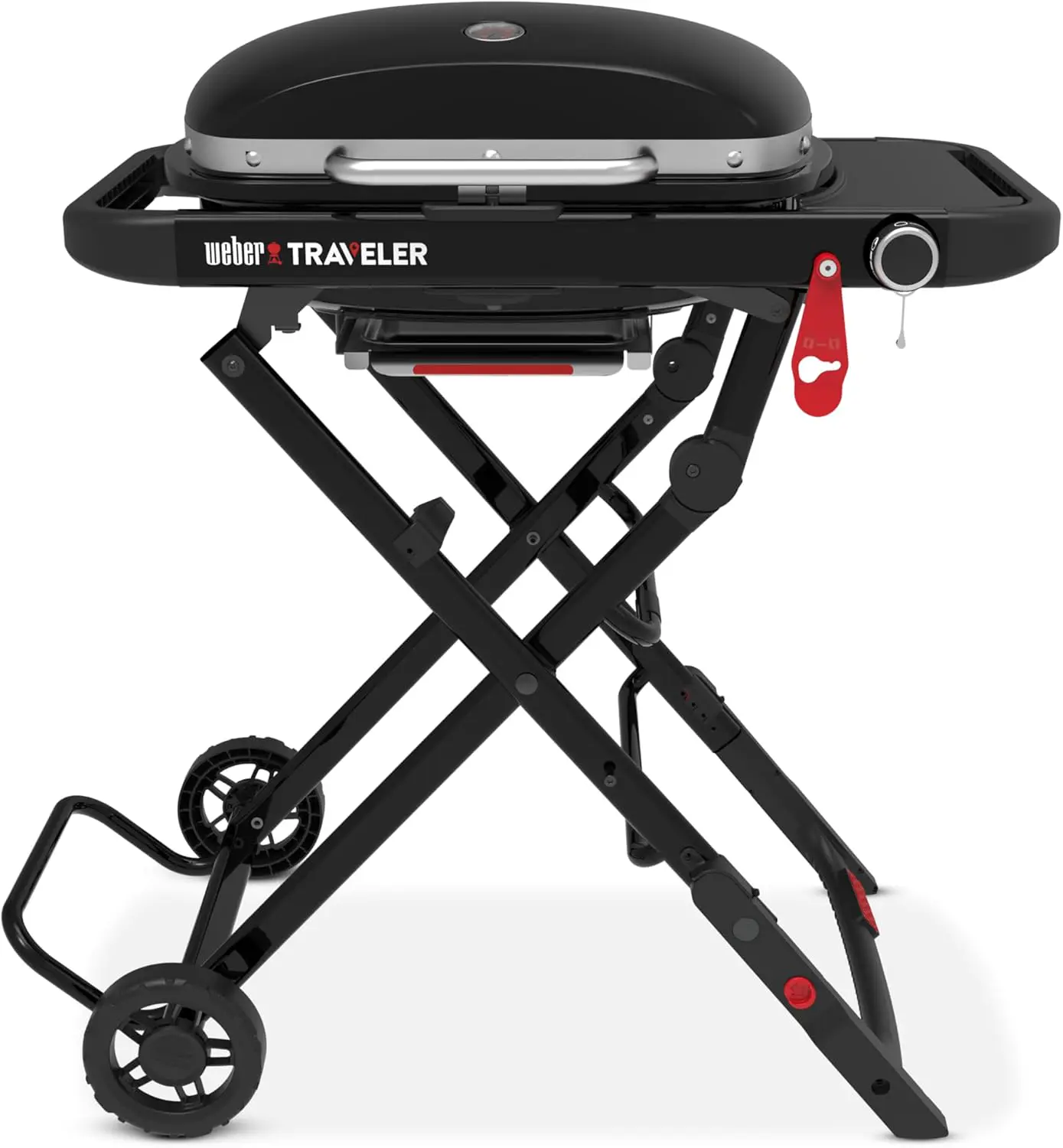Barbecue weber en métal noir vue 1