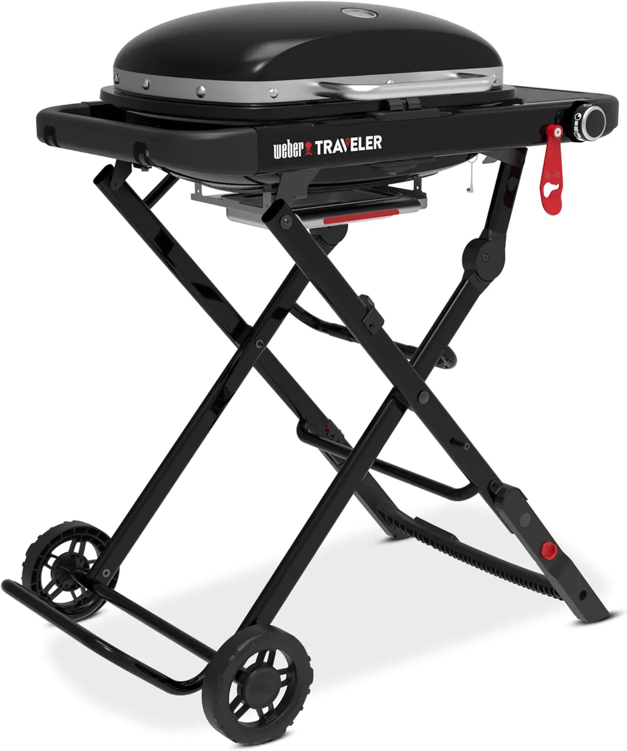 Barbecue weber en métal noir vue 2