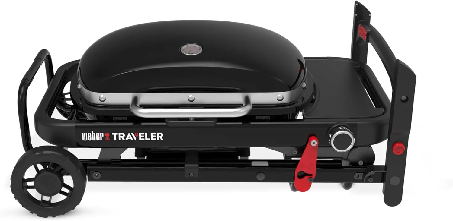 Barbecue weber en métal noir vue 4