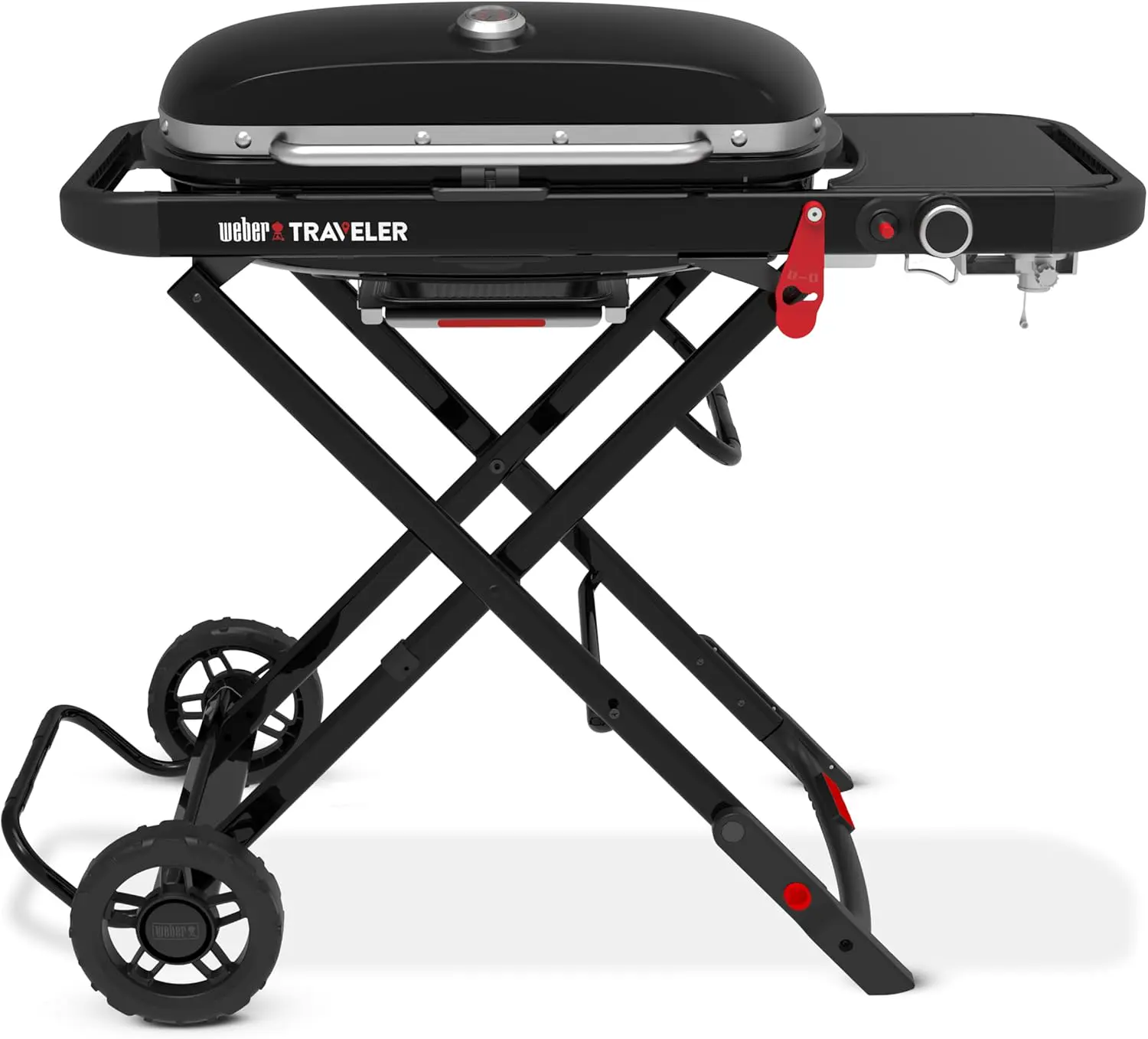 Barbecue weber en métal noir vue 1