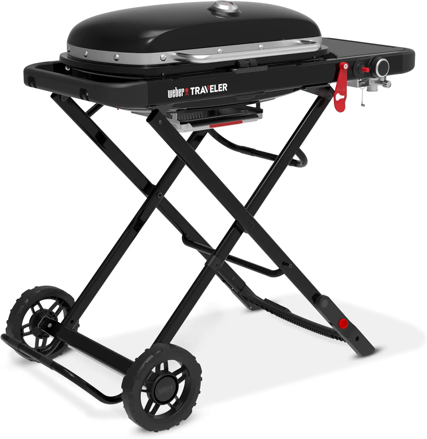 Barbecue weber en métal noir vue 2
